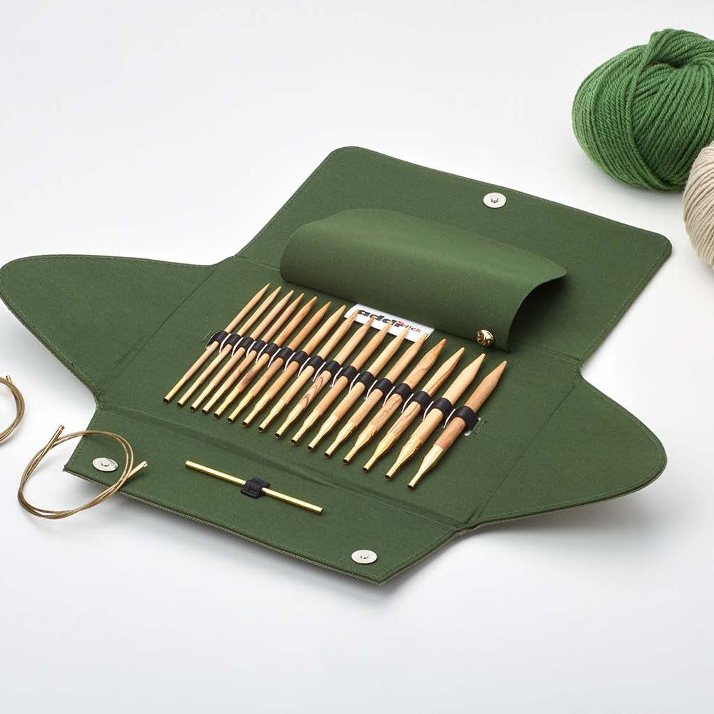 AddiClick Nature Olivenholz Etui, weitere Ansicht