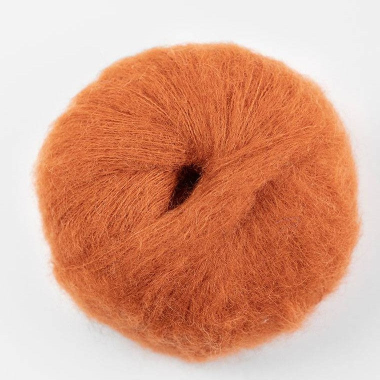 Amano Uma Suri-Alpaka Mohair Seide, Farbe 1929 Citrus Bazaar: 37 % Alpaka, 37 % Mohair, 26 % Seide