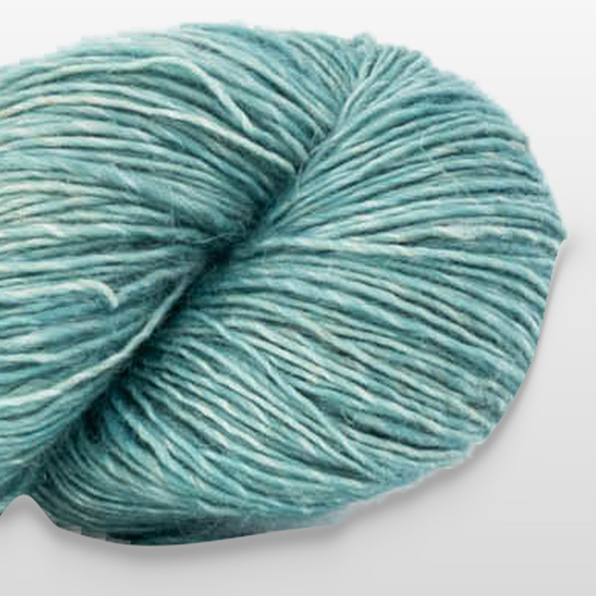 Cowgirlblues Merino Linen Solid, Farbe 60 Low Tide: 77 % Wolle, 12 % Leinen, 11 % Viskose