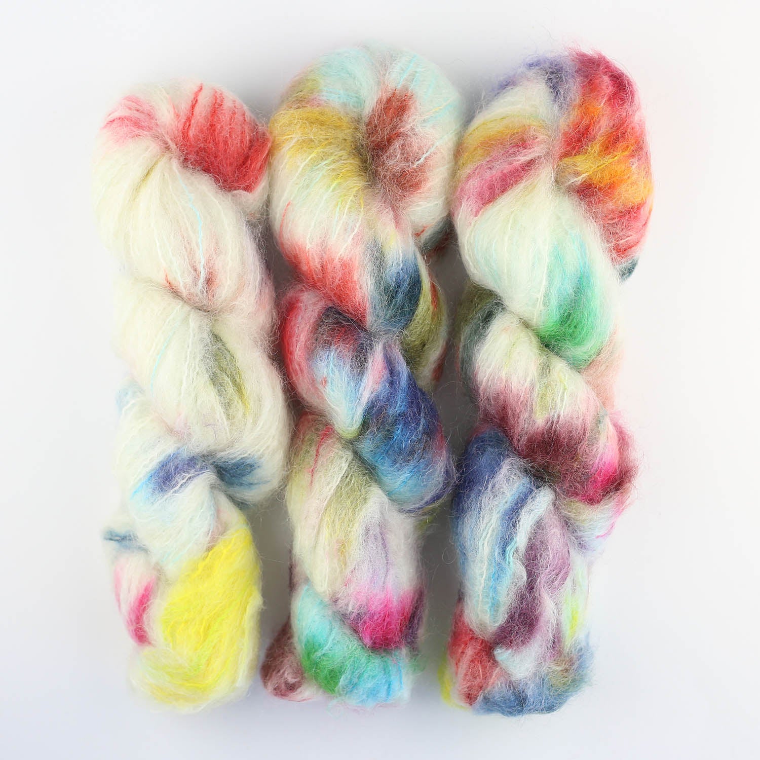 Fluffy Mohair Farbverlauf