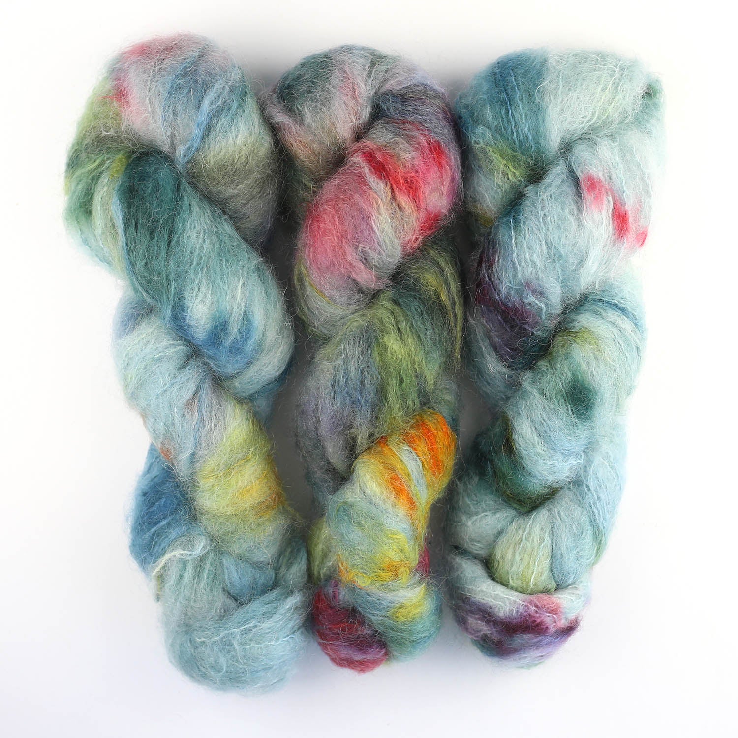 Fluffy Mohair Farbverlauf