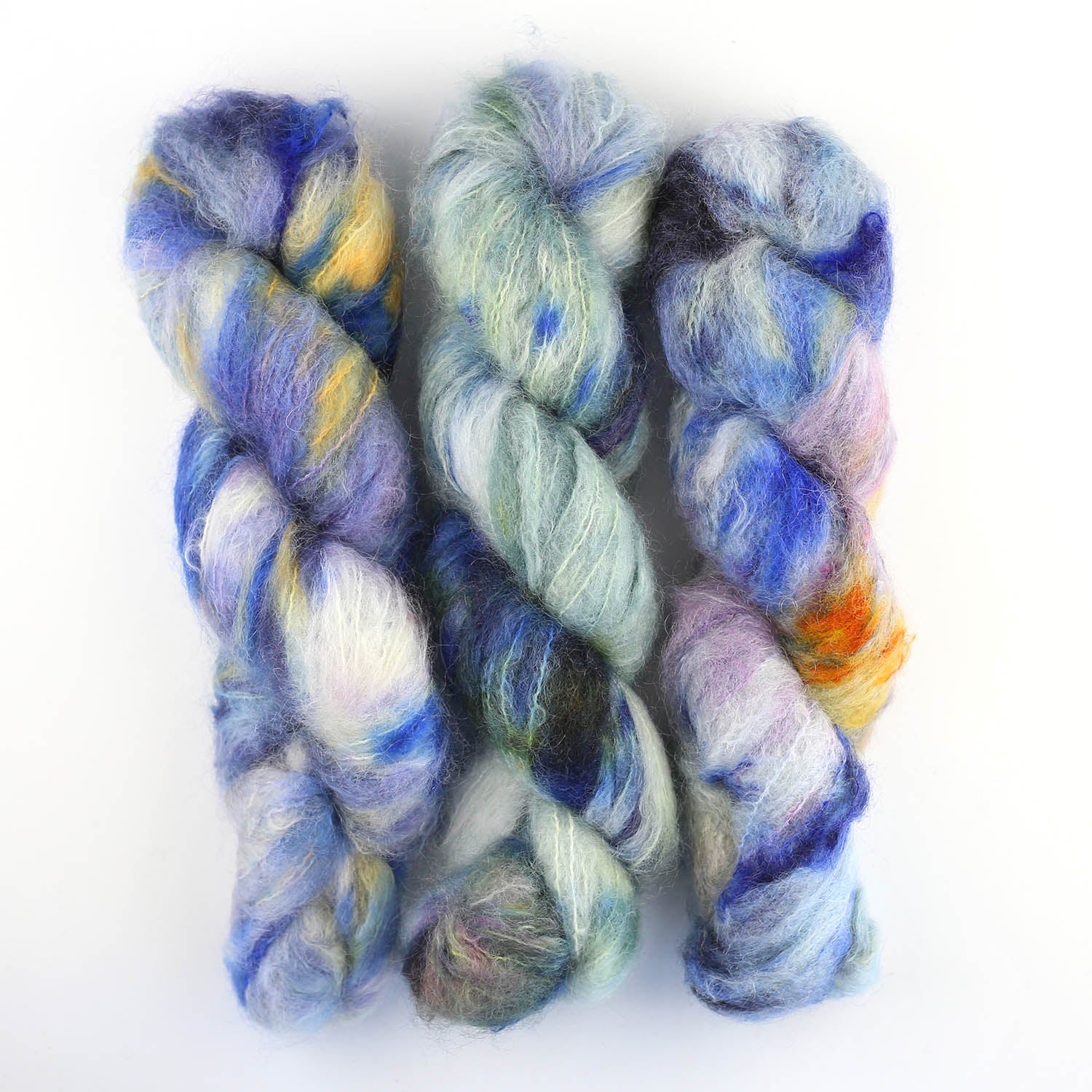 Fluffy Mohair Farbverlauf