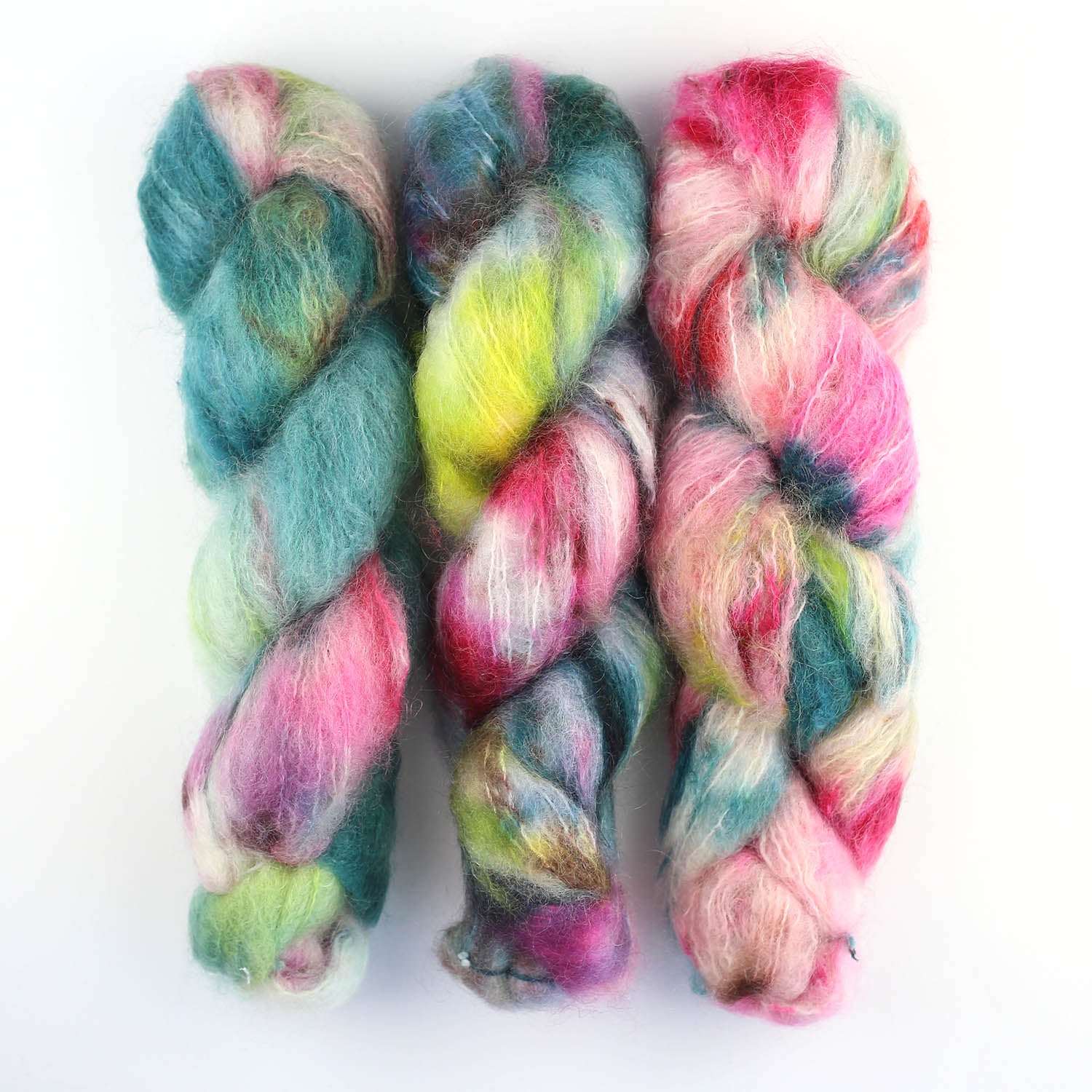 Fluffy Mohair Farbverlauf