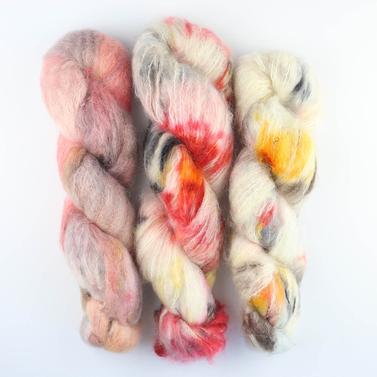 Fluffy Mohair Farbverlauf