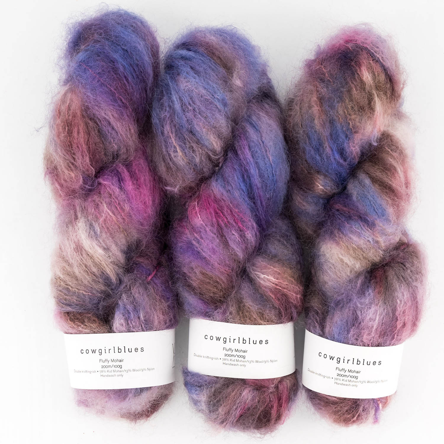 Fluffy Mohair Farbverlauf