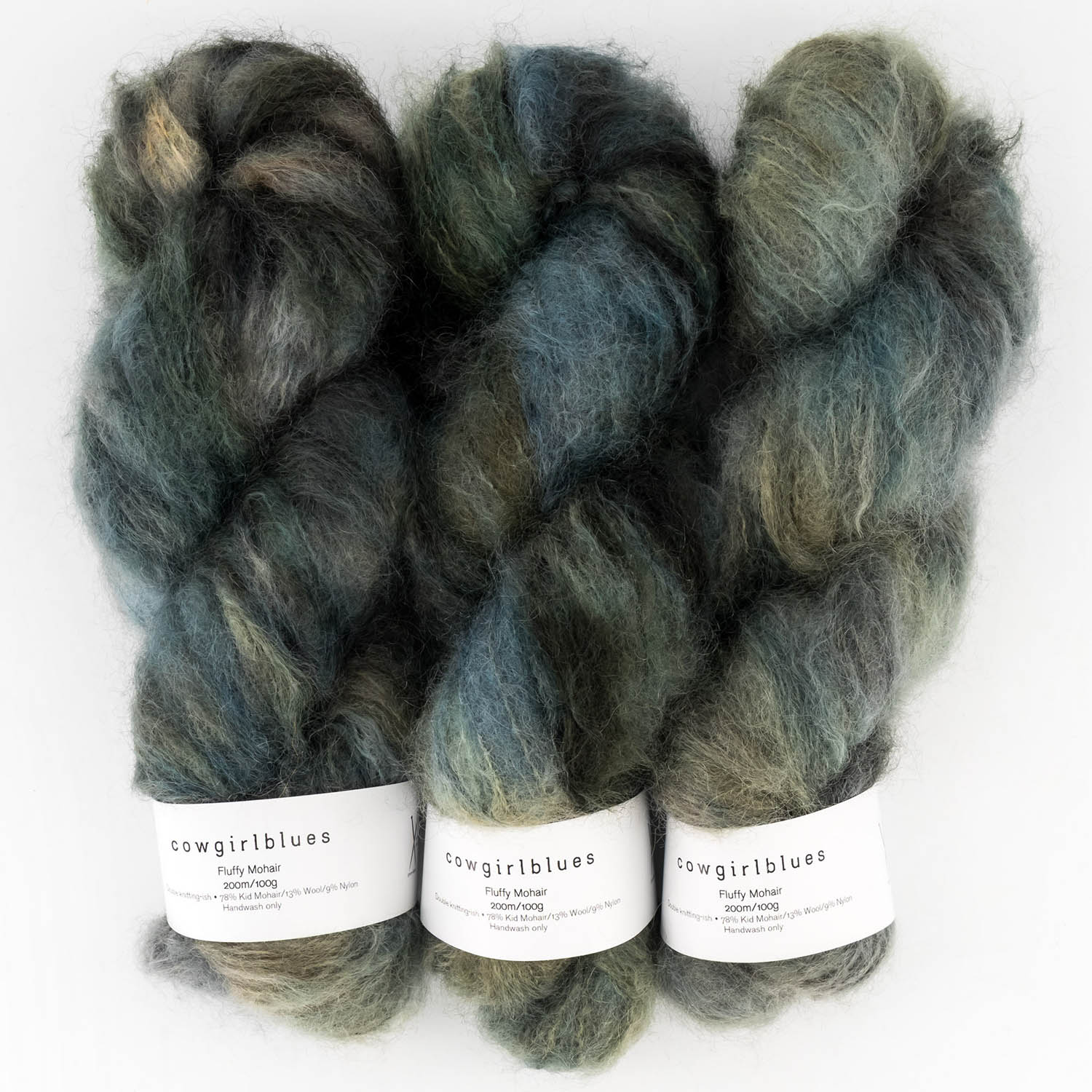 Fluffy Mohair Farbverlauf