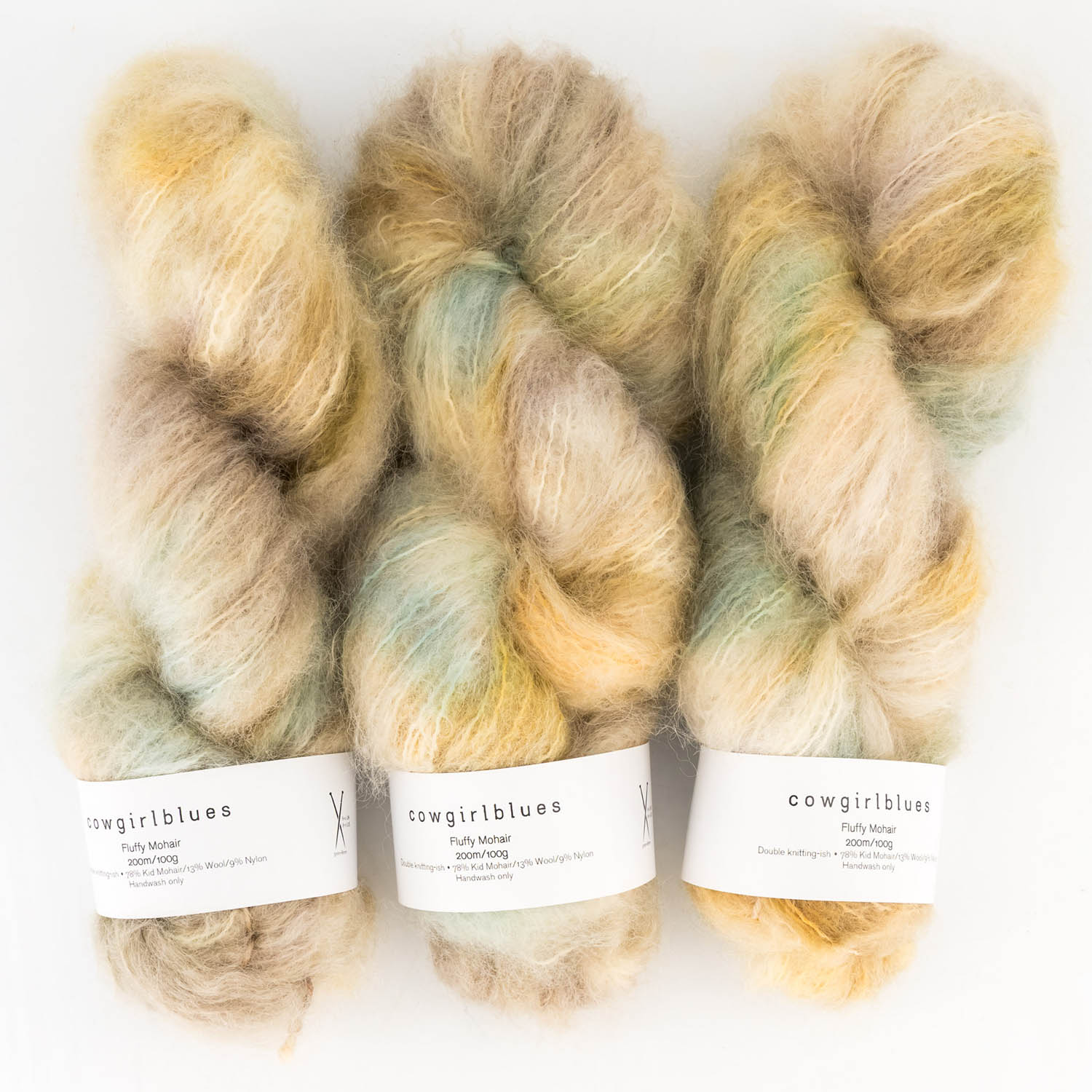 Fluffy Mohair Farbverlauf