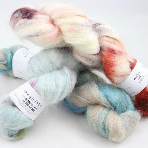 Fluffy Mohair Farbverlauf