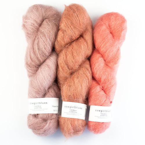 Fluffy Mohair Solids