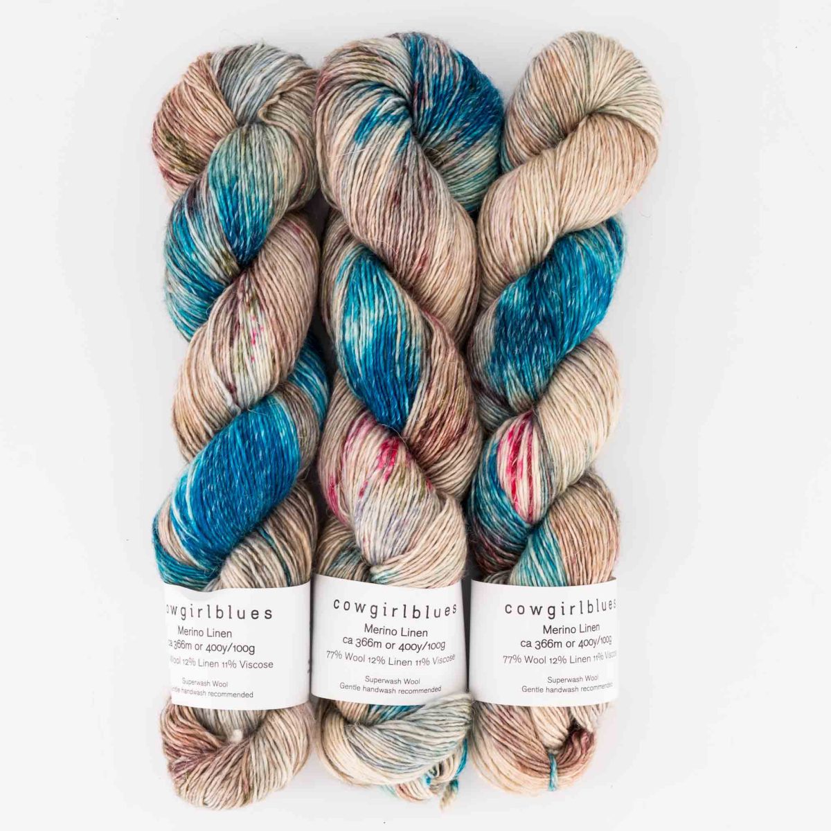 Merino Linen Farbverlauf
