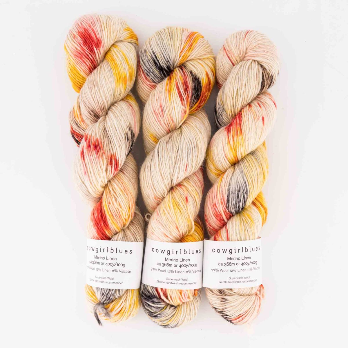 Merino Linen Farbverlauf