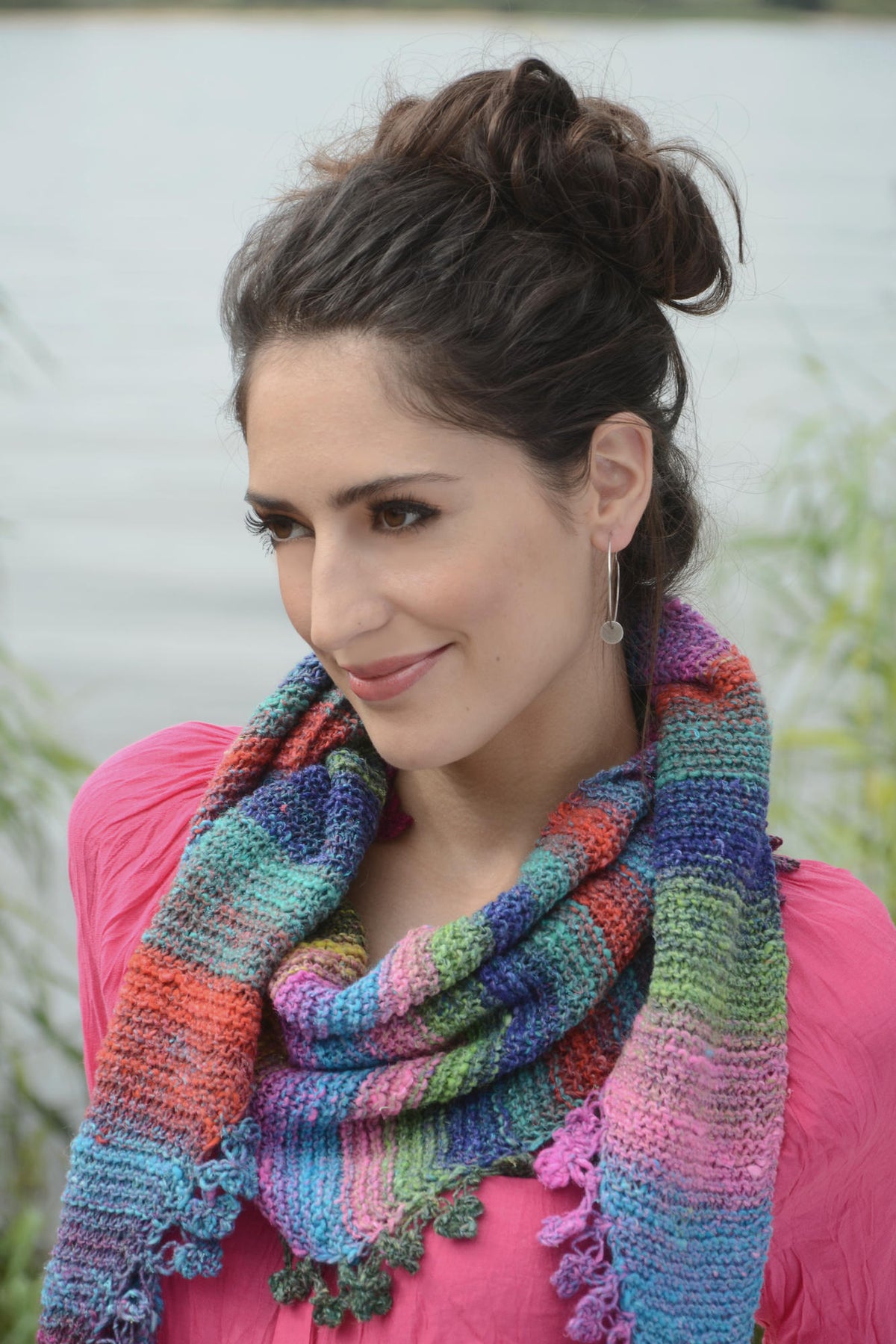 Tuch Ayaka, Strickmodell in einer weiteren Ansicht