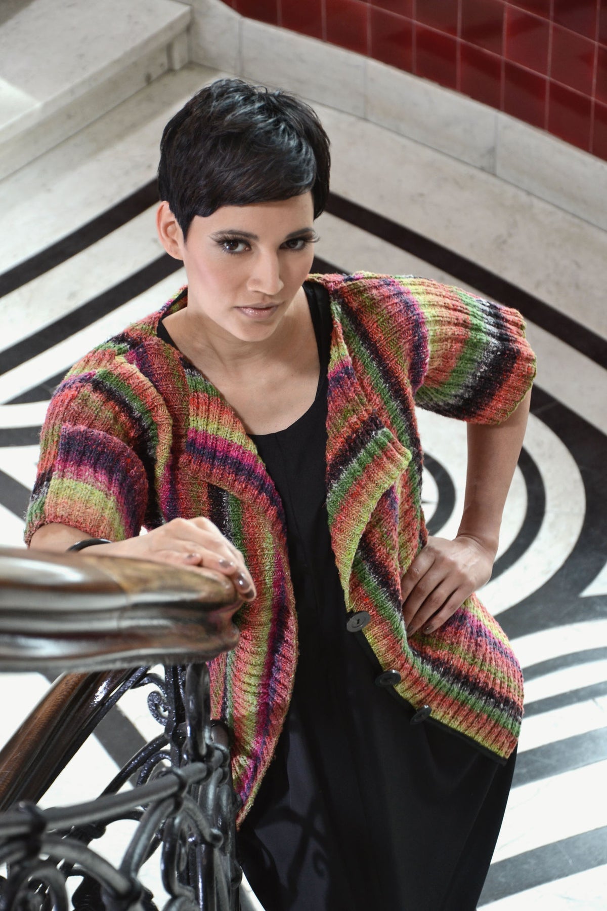 Jacke Celine, Strickmodell in einer weiteren Ansicht