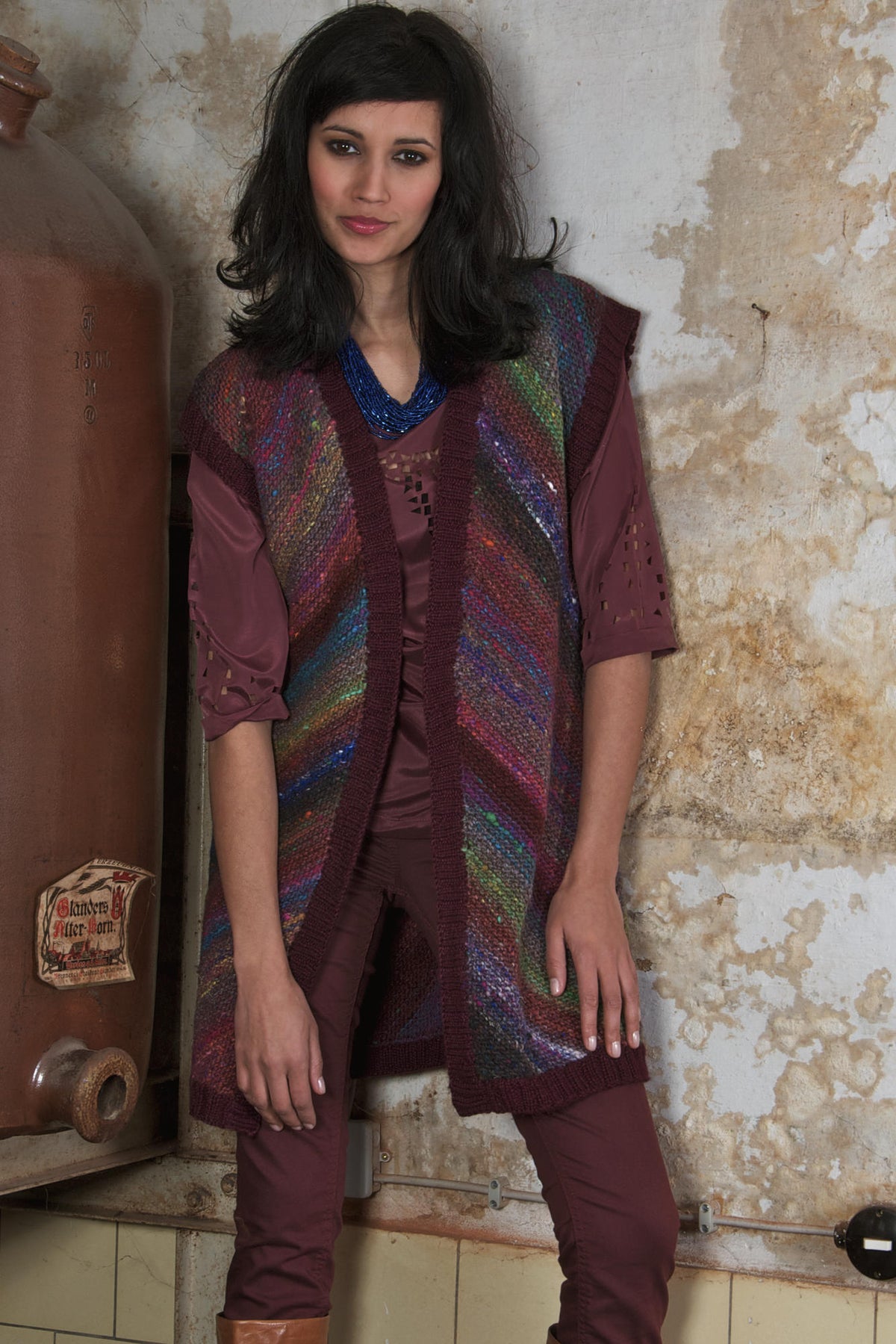 Weste Flavored, Strickmodell in einer weiteren Ansicht