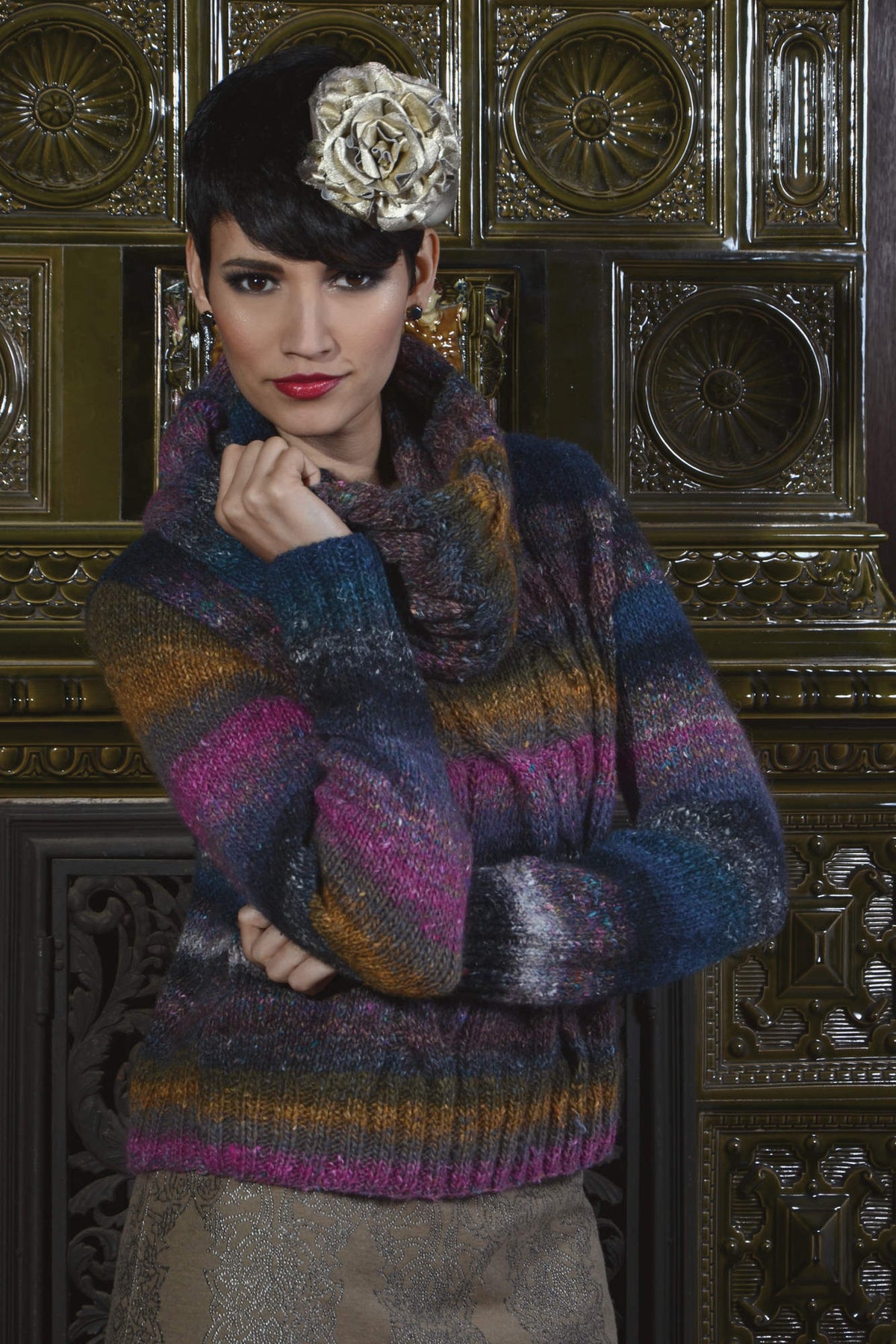 Pullover Hazelle, Strickmodell in einer weiteren Ansicht