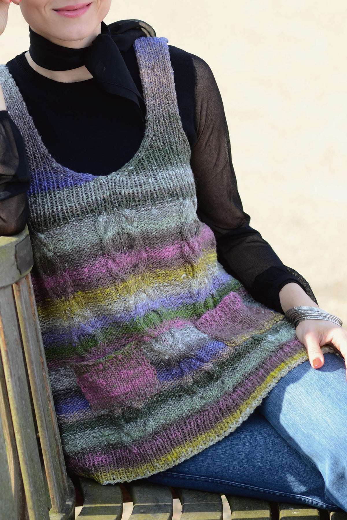 Tunika Margaery, Strickmodell in einer weiteren Ansicht