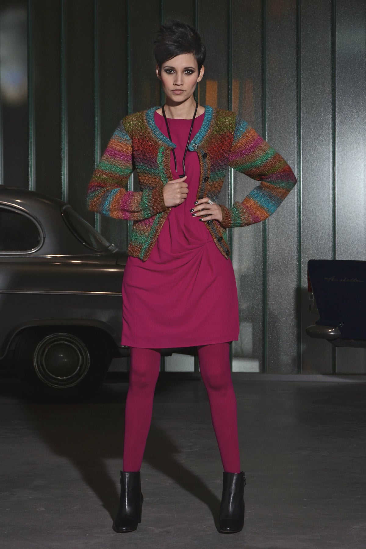 Jacke Amy, Strickmodell in einer weiteren Ansicht