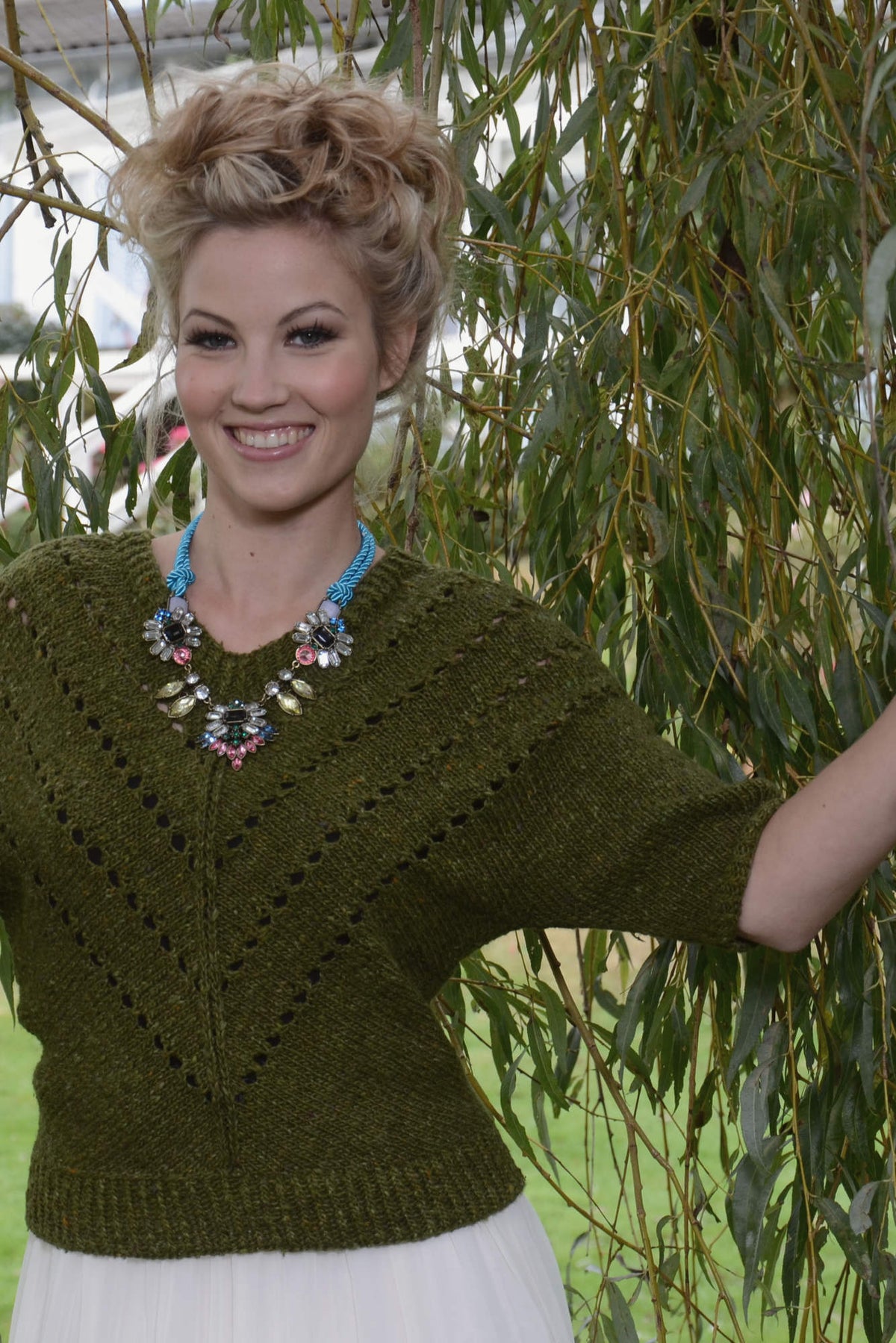 Pullover Peridot, Strickmodell in einer weiteren Ansicht