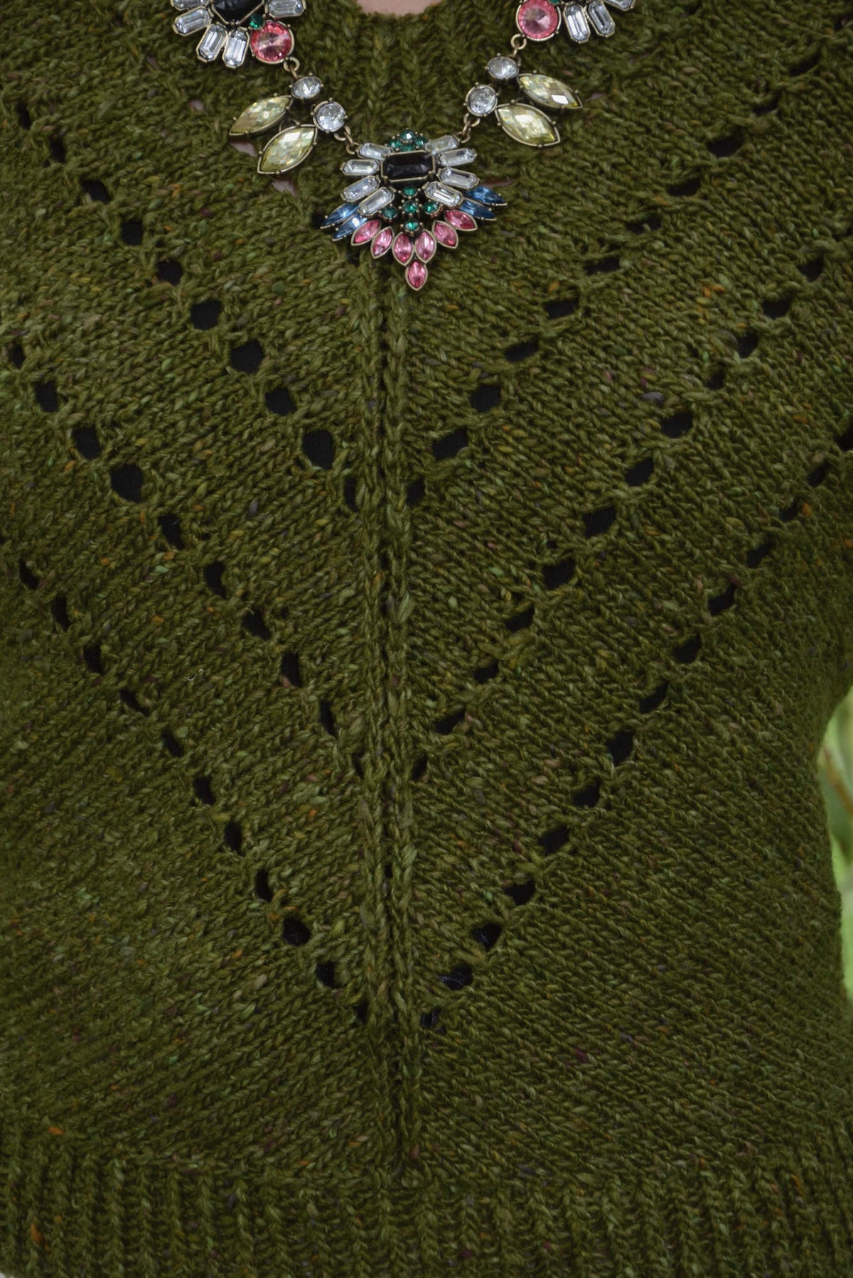 Pullover Peridot, Detail