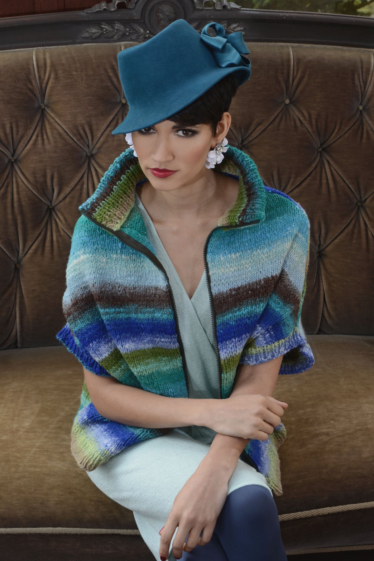 Jacke Rooba, Strickmodell in einer weiteren Ansicht