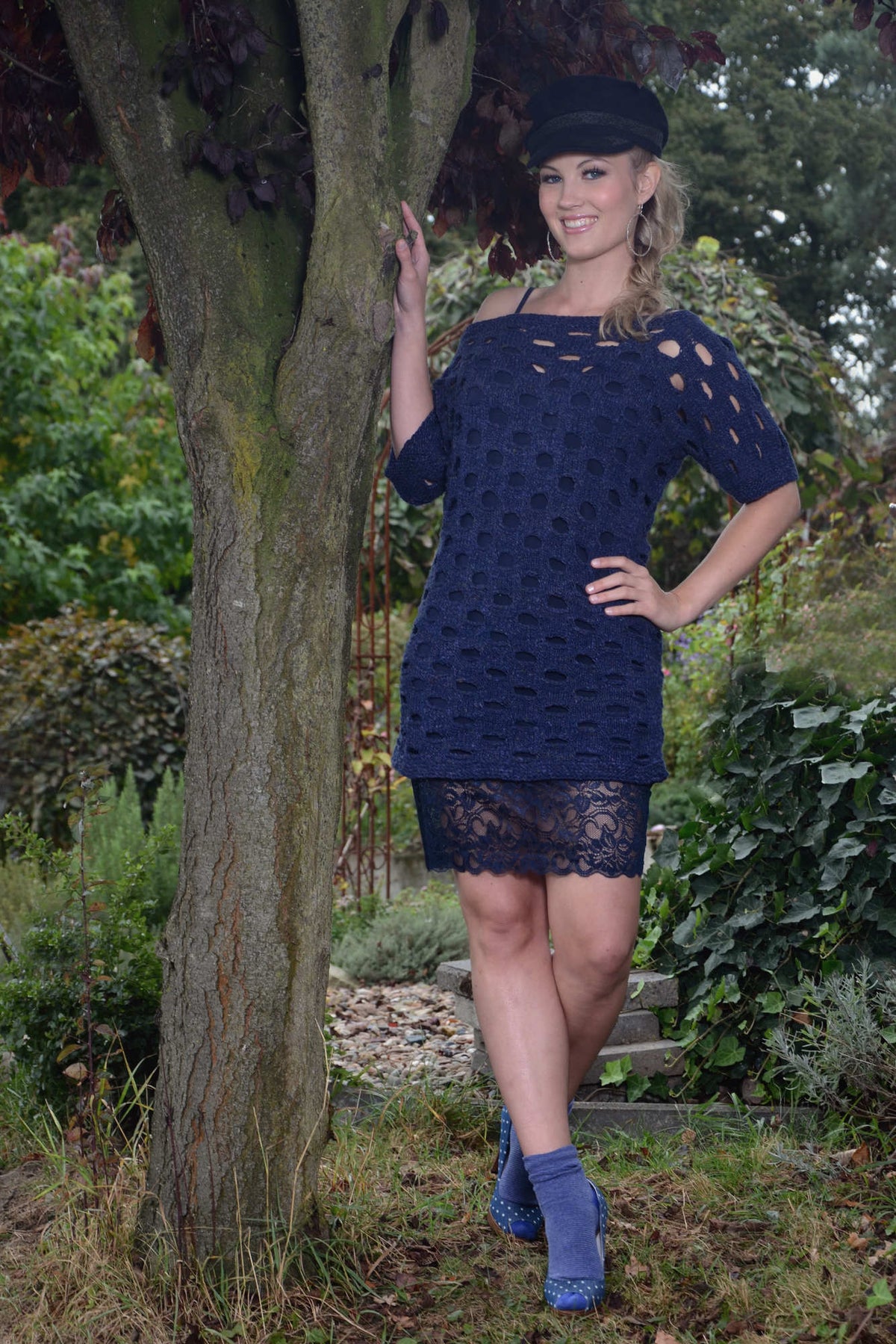 Pullover Sapphire, Strickmodell in einer weiteren Ansicht