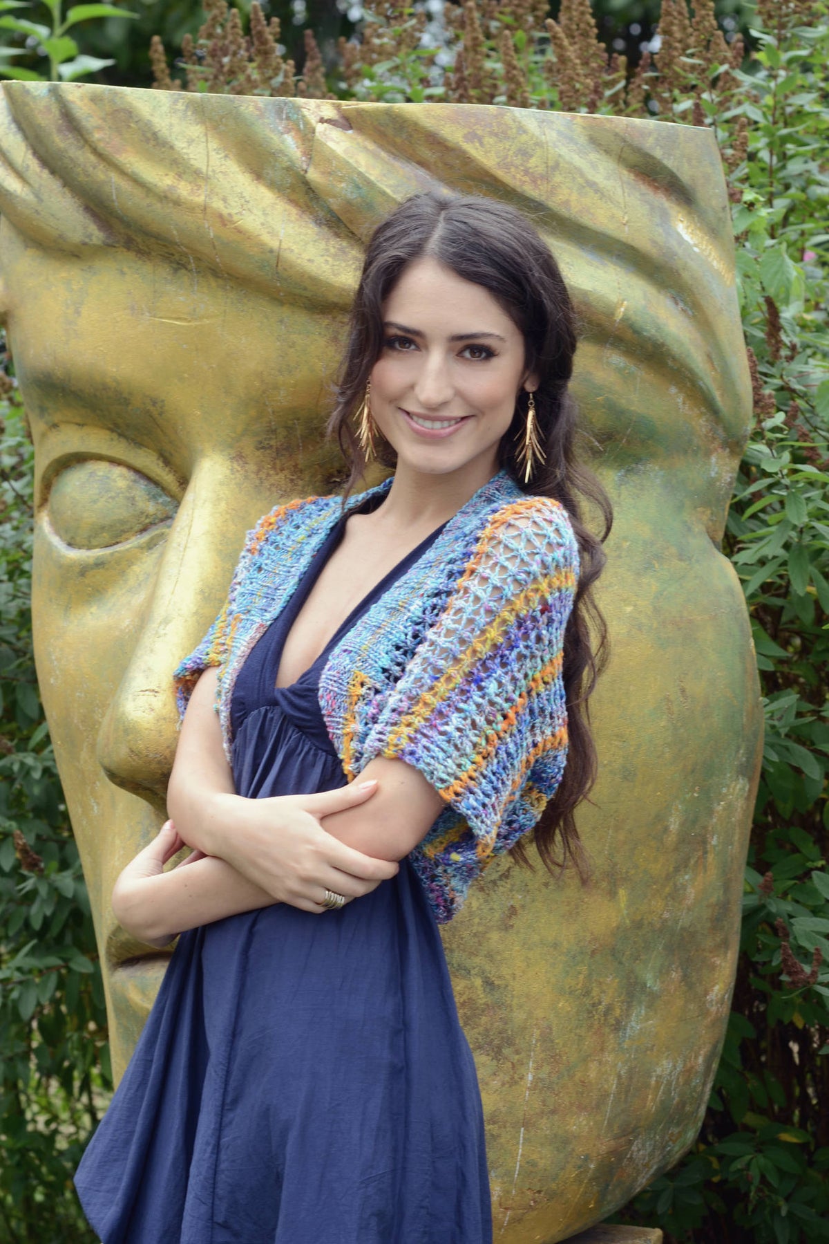 Bolero Yumi, Strickmodell in einer weiteren Ansicht