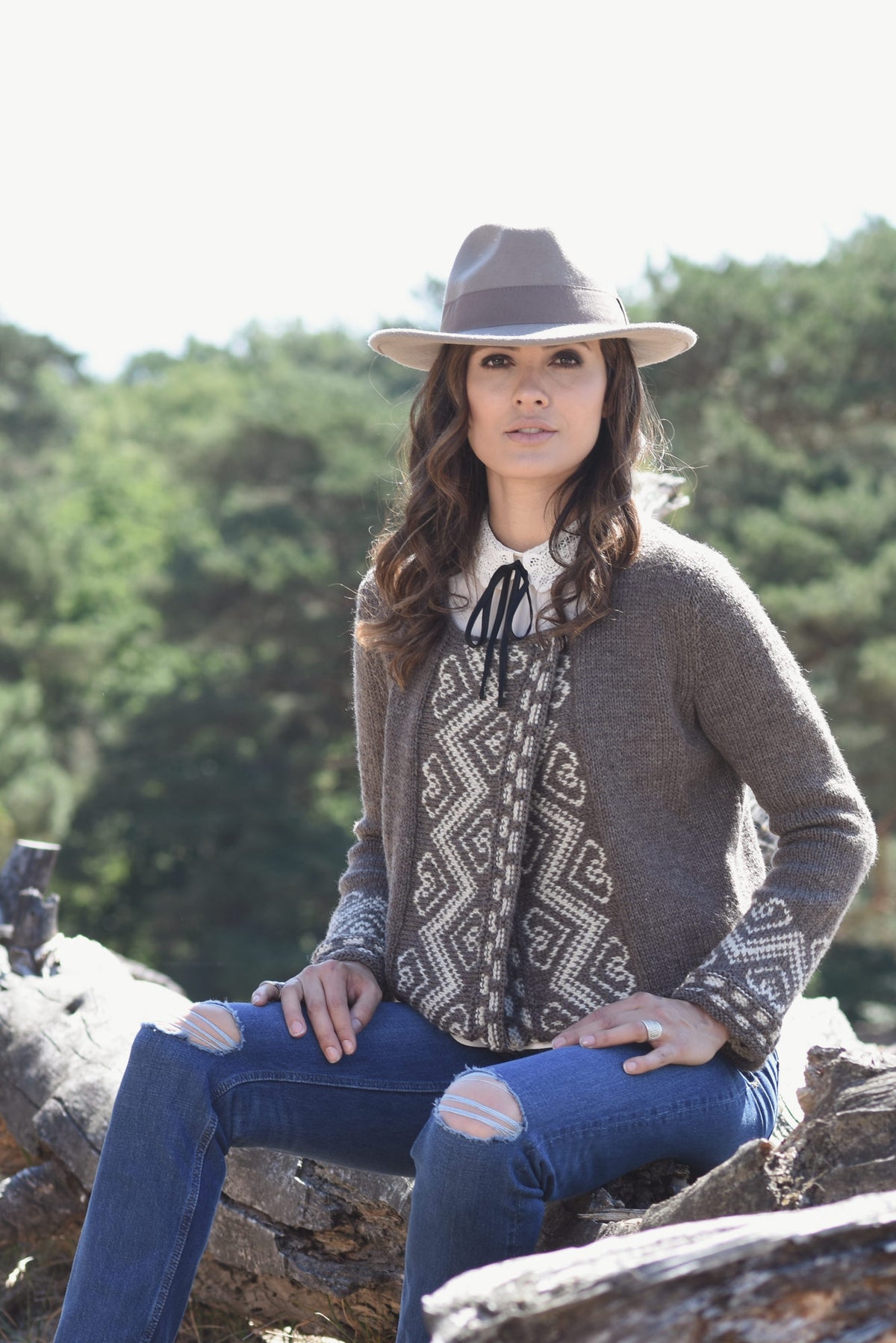 Jacke Alison, Strickmodell in einer weiteren Ansicht