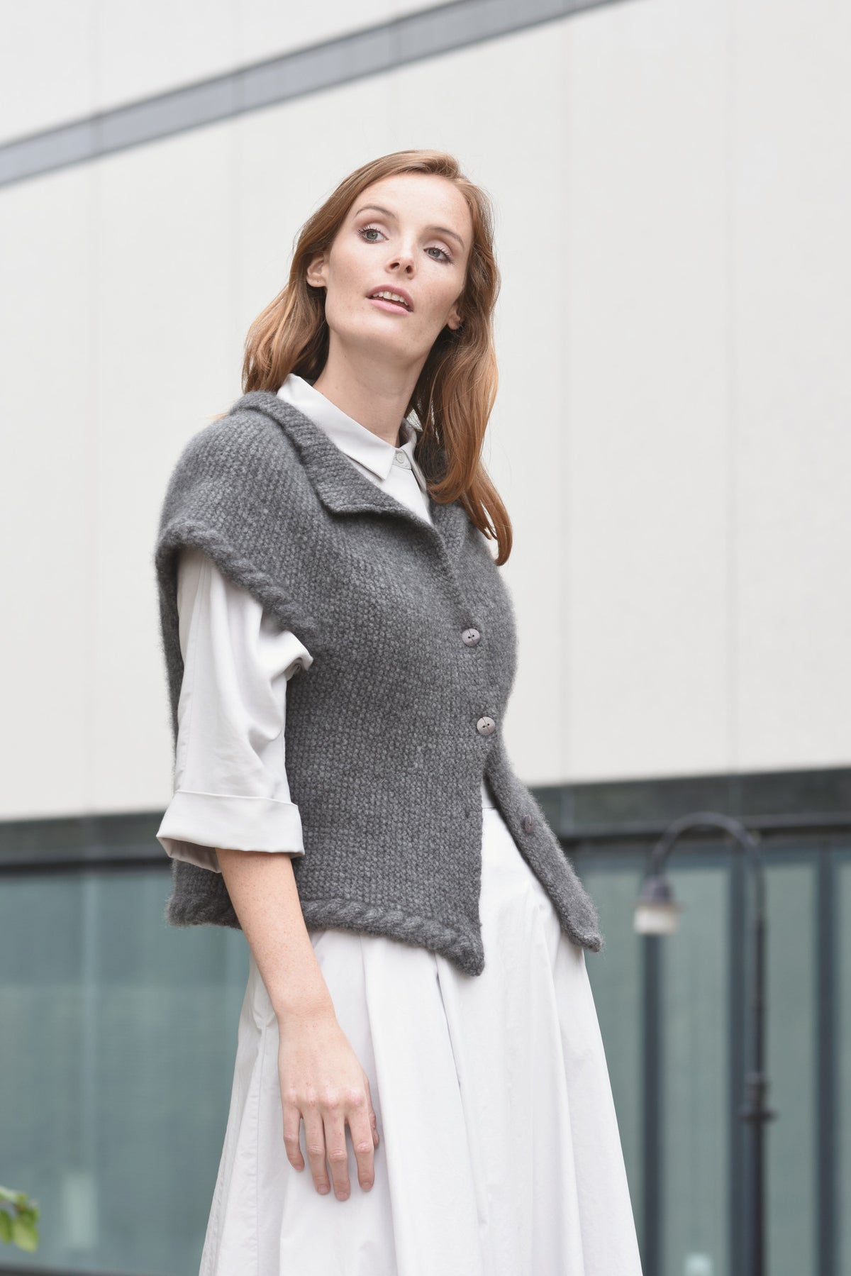 Jacke Hanne, Strickmodell in einer weiteren Ansicht