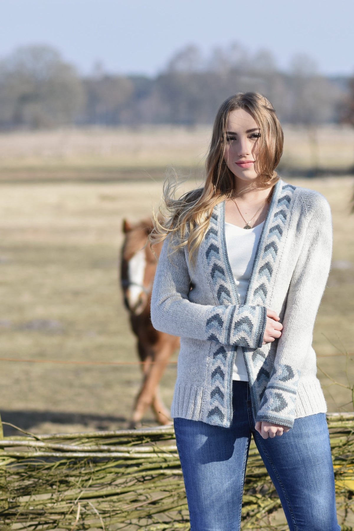 Jacke Lagertha, Strickmodell in einer weiteren Ansicht