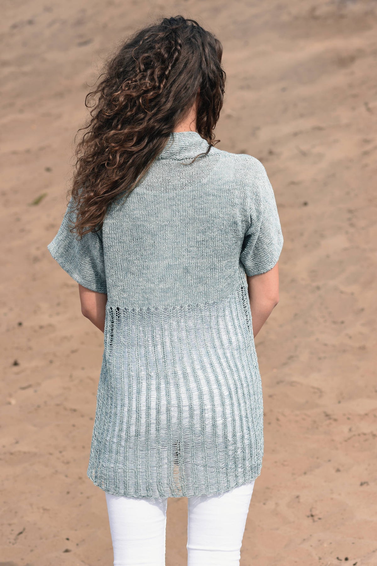 Jacke Leandra, Strickmodell in einer weiteren Ansicht