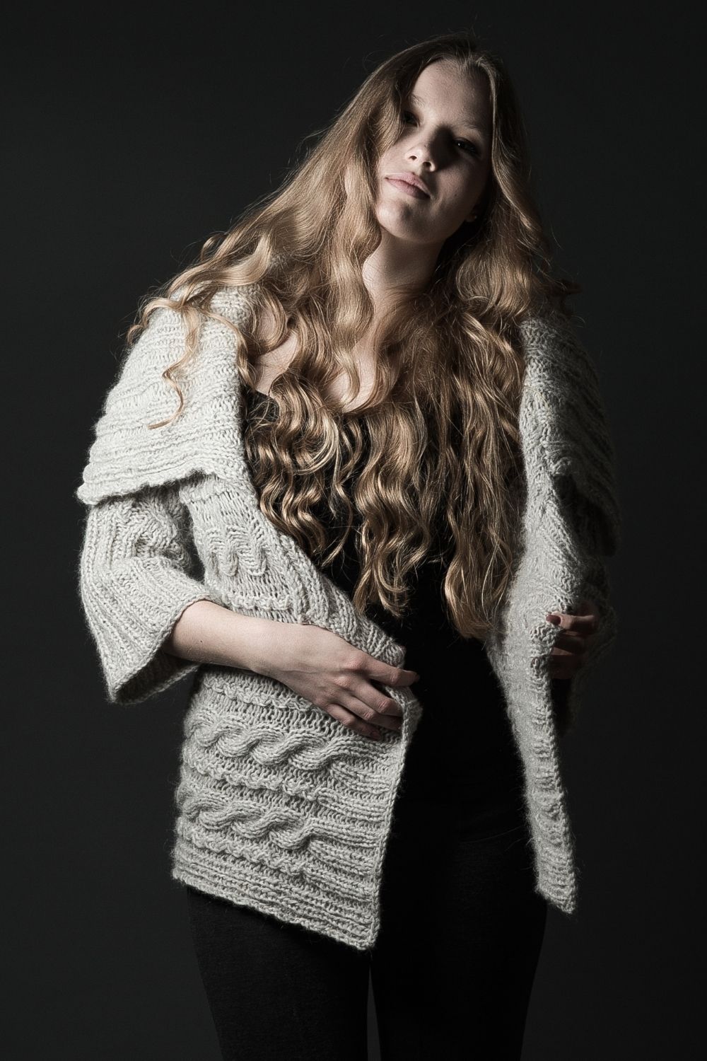 Jacke Ligeia, Strickanleitung, Detailansicht 1