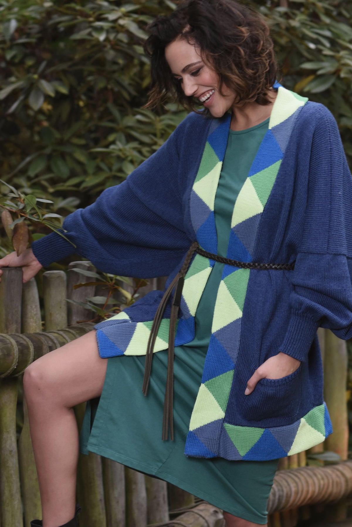 Jacke Rieke, Strickmodell in einer weiteren Ansicht
