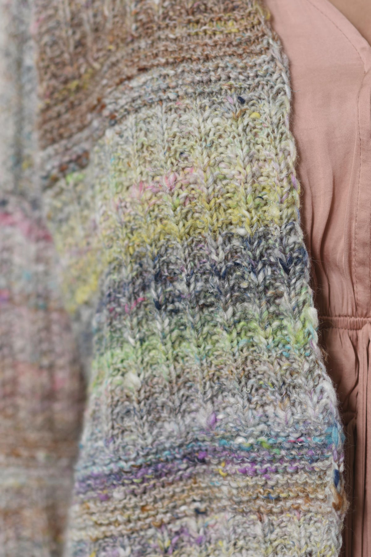 Jacke Senta, Detail des Strickmusters