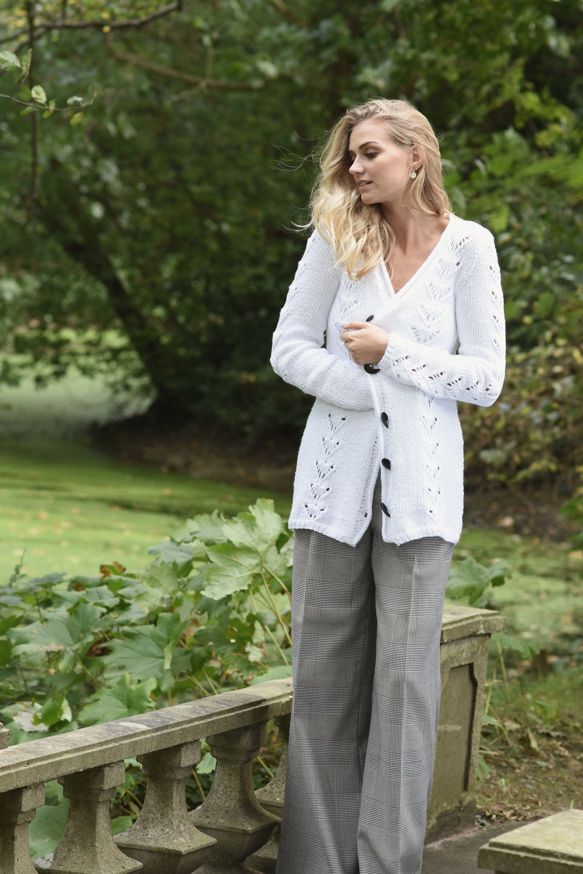 Jacke Veronica, Strickmodell in einer weiteren Ansicht