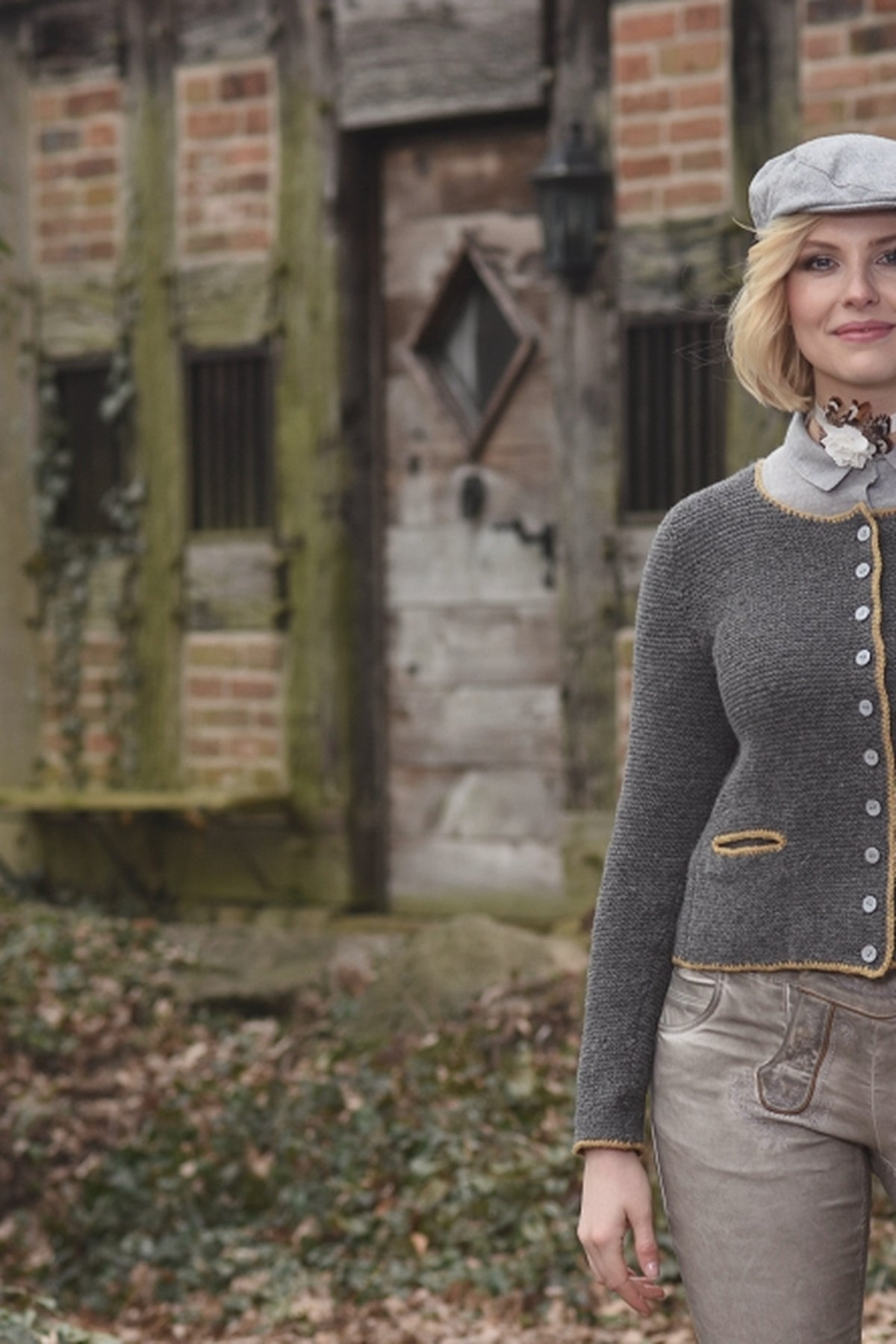Jacke Vroni, Strickmodell in einer weiteren Ansicht