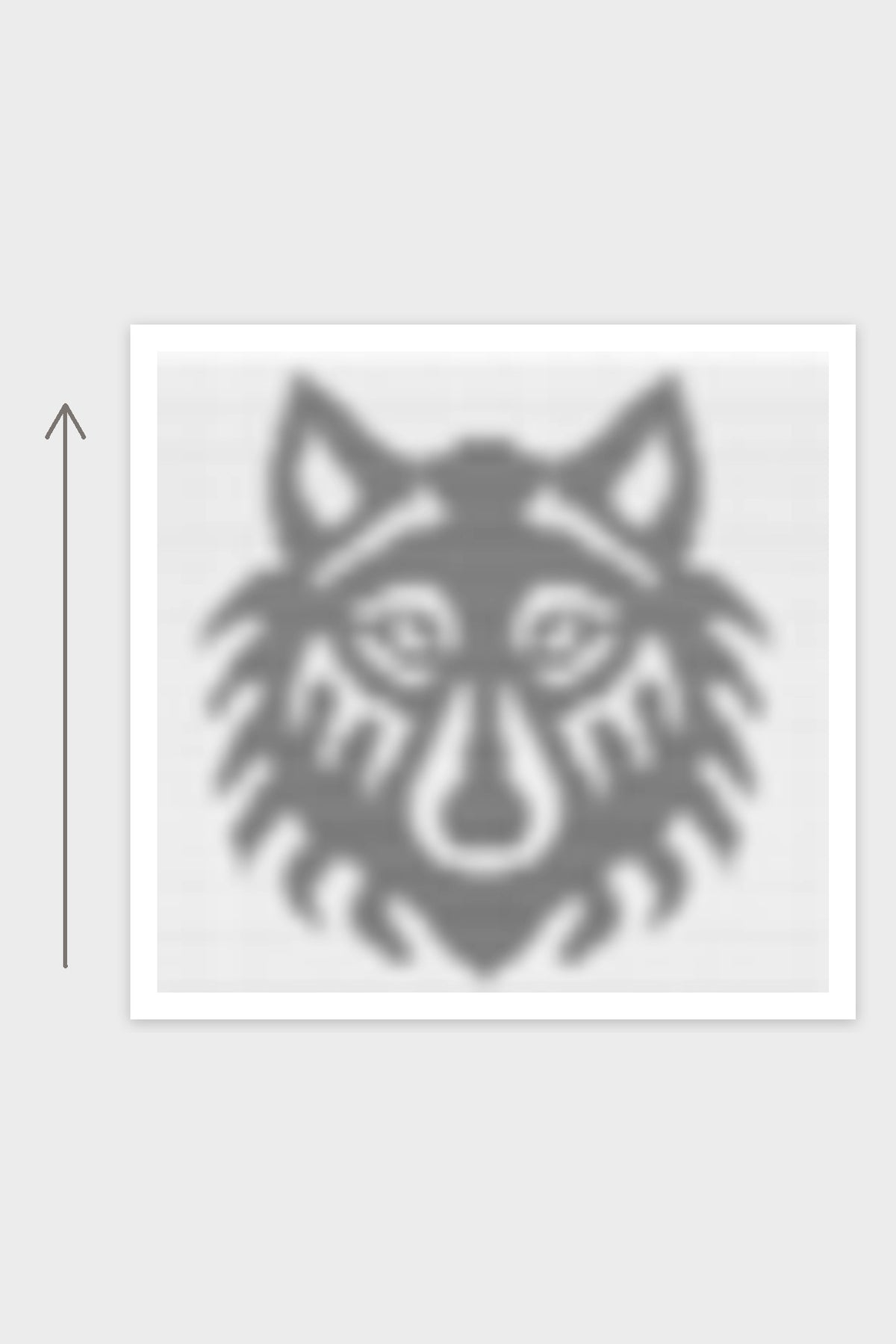 Kissen Moonfang - Tiger: Strickschrift als grobe Vorschau, gestrickt von unten nach oben