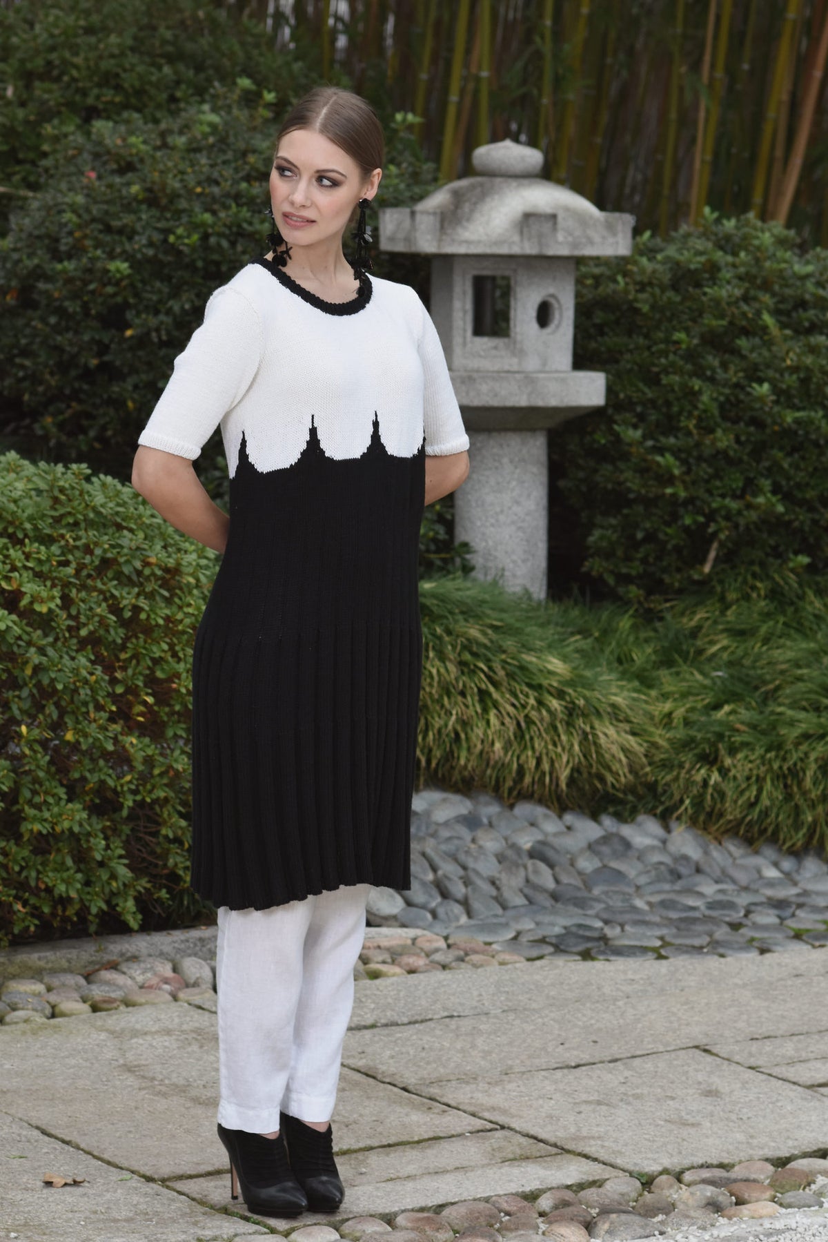 Kleid Michaela, Strickmodell in einer weiteren Ansicht