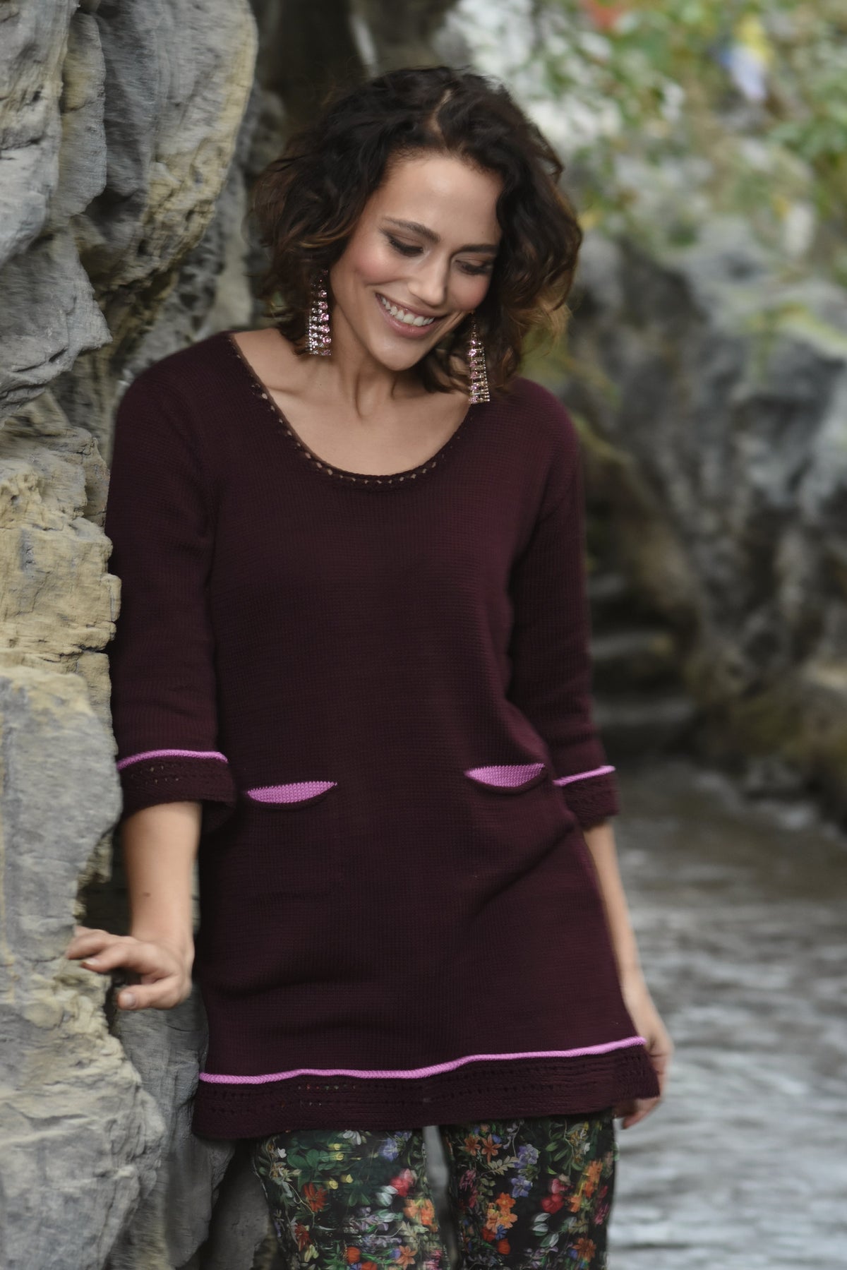 Kleid Paula, Strickmodell in einer weiteren Ansicht