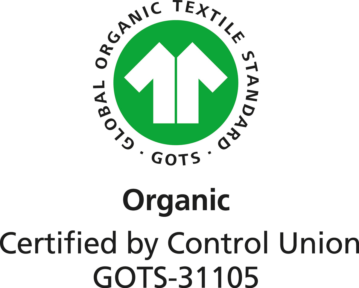 GOTS Organic – zertifiziert durch Control Union, GOTS-31105