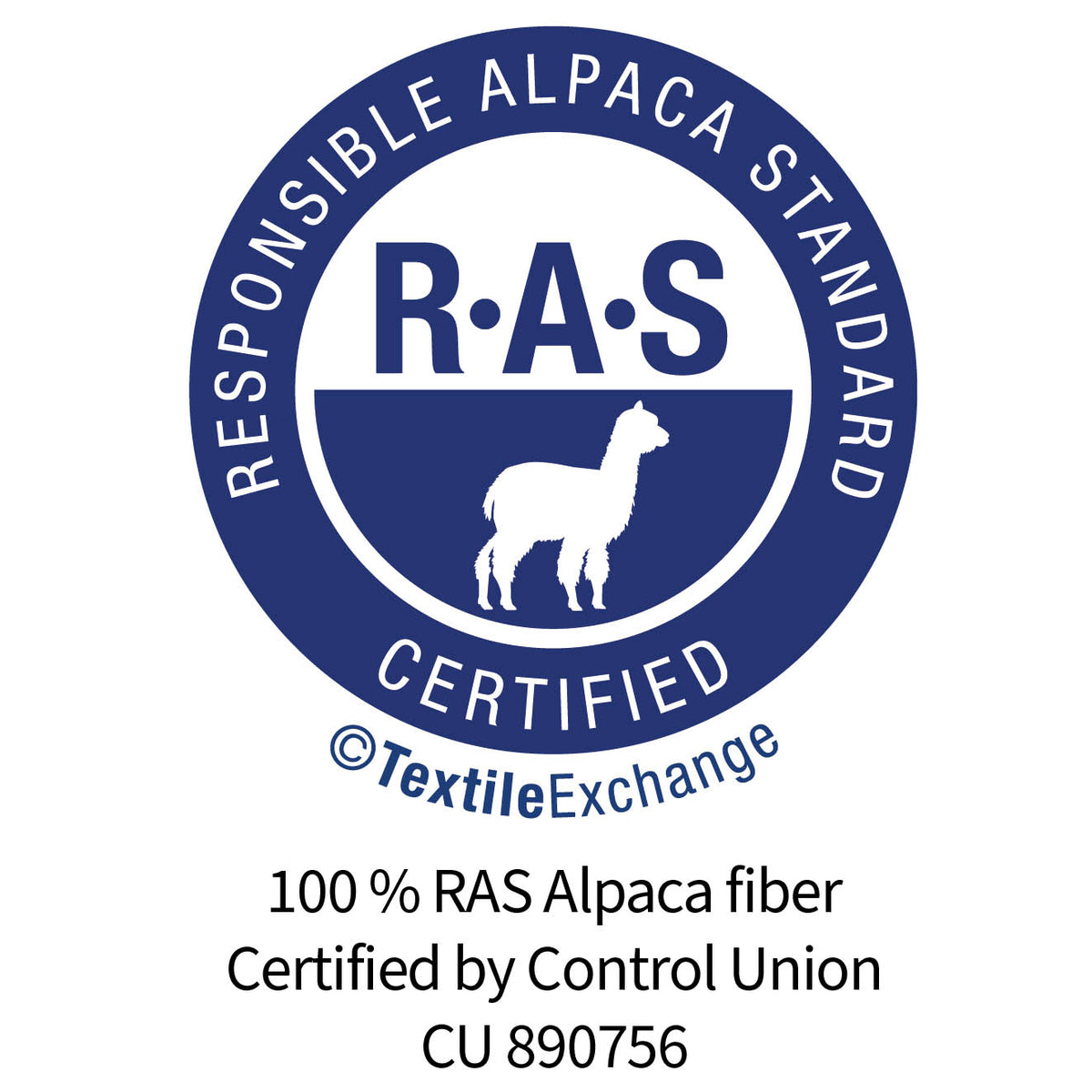 RAS – 100 % Alpakafaser, Control Union CU 890756
