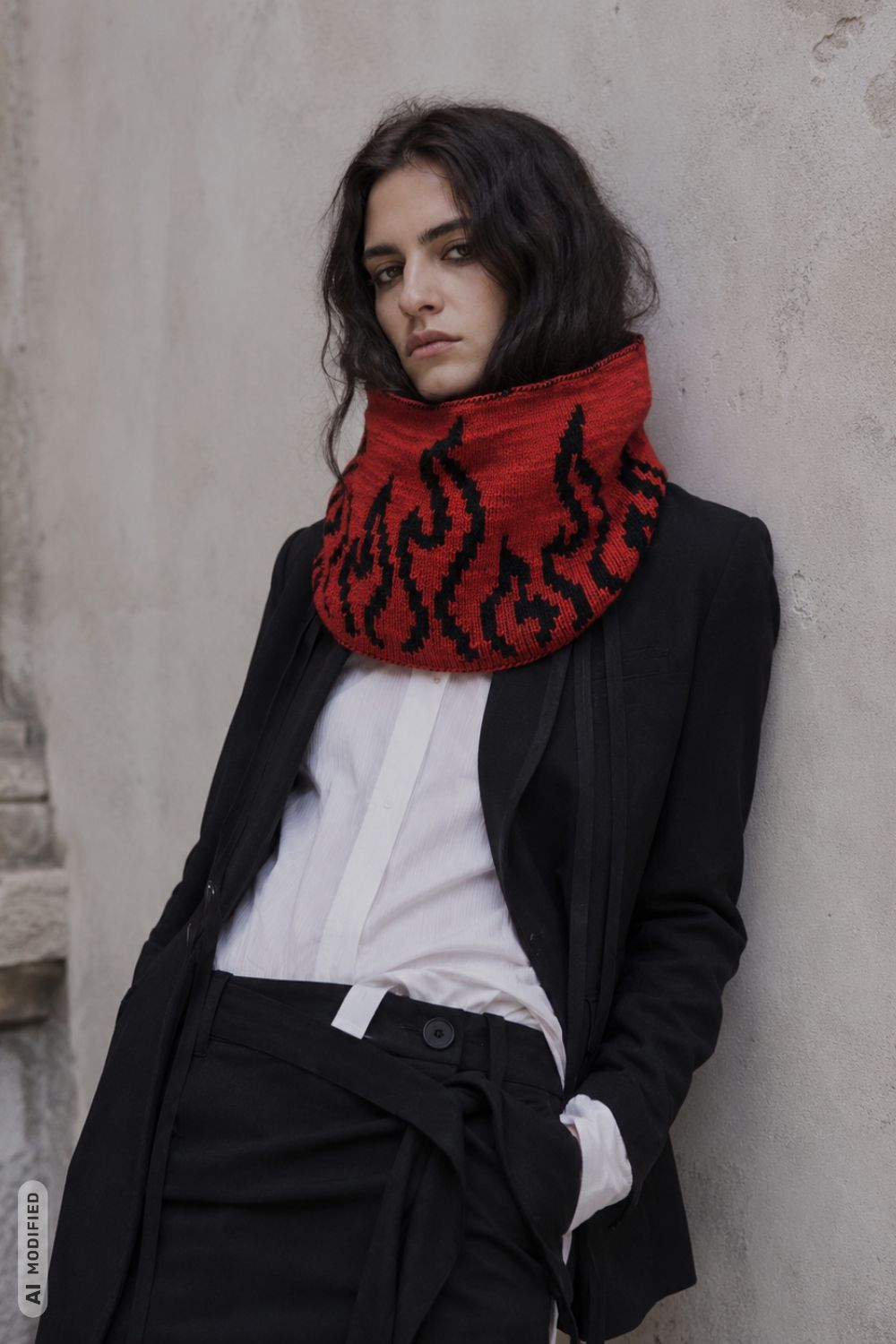 Loop Salem, Strickanleitung, in Runden im Doubleface, gestrickt aus Kremke The Merry Merino 140