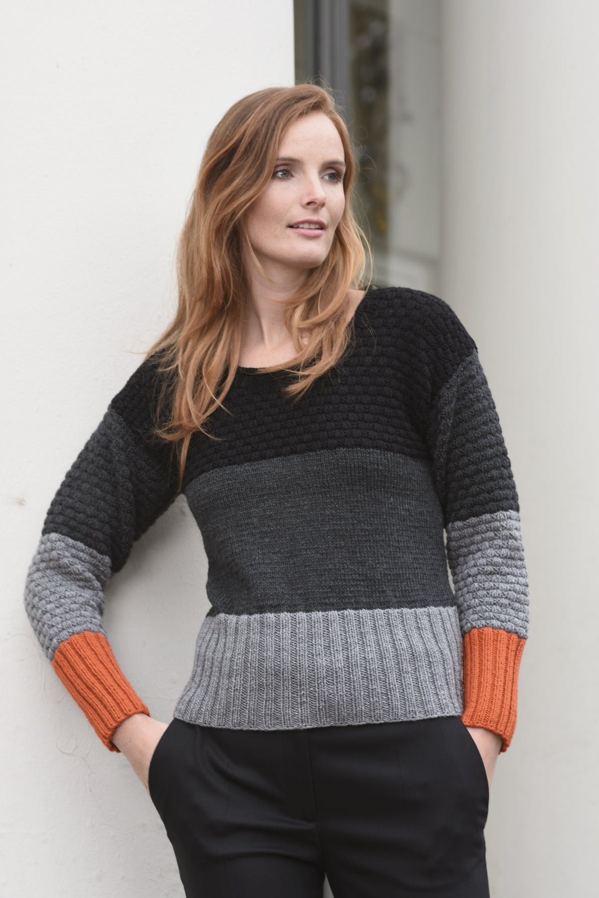 Pullover Ella, Strickmodell in einer weiteren Ansicht