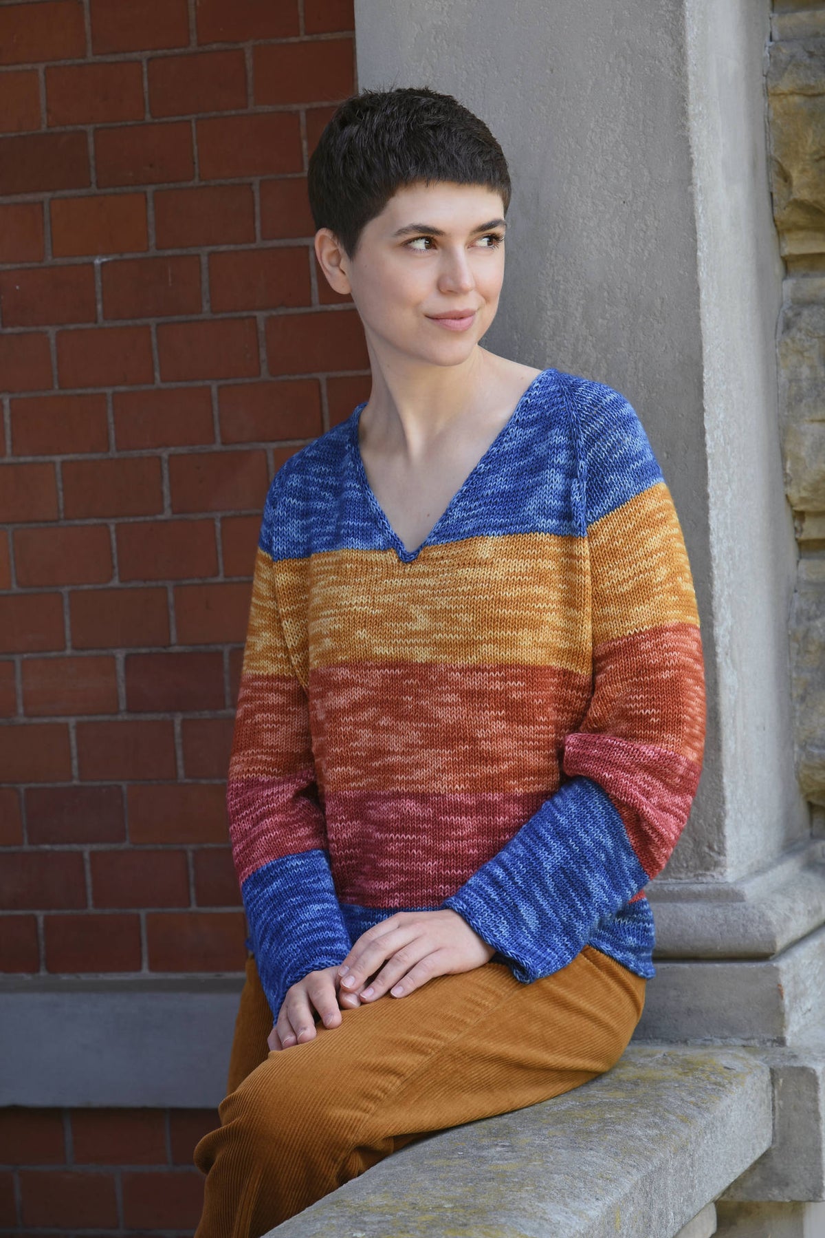 Pullover Lima, Strickmodell in einer weiteren Ansicht