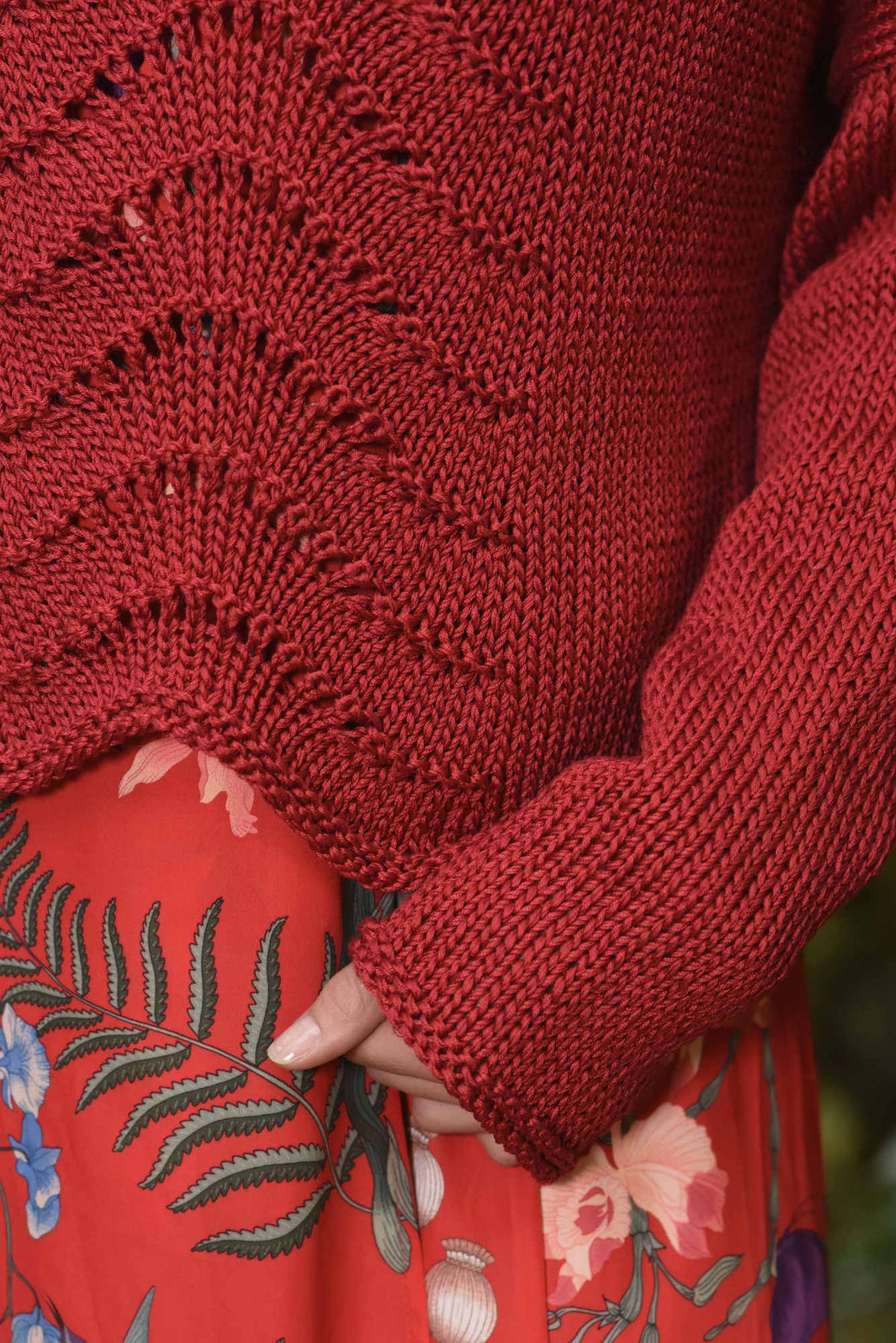 Pullover Mirja, Detail