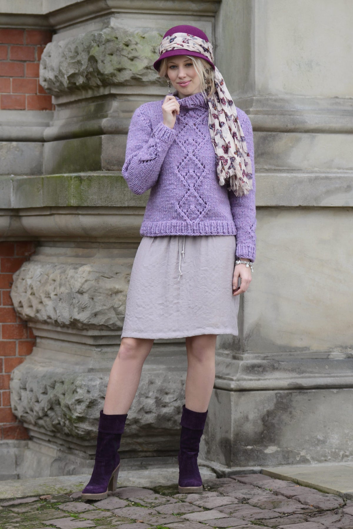 Pullover Saraya, Strickmodell in einer weiteren Ansicht