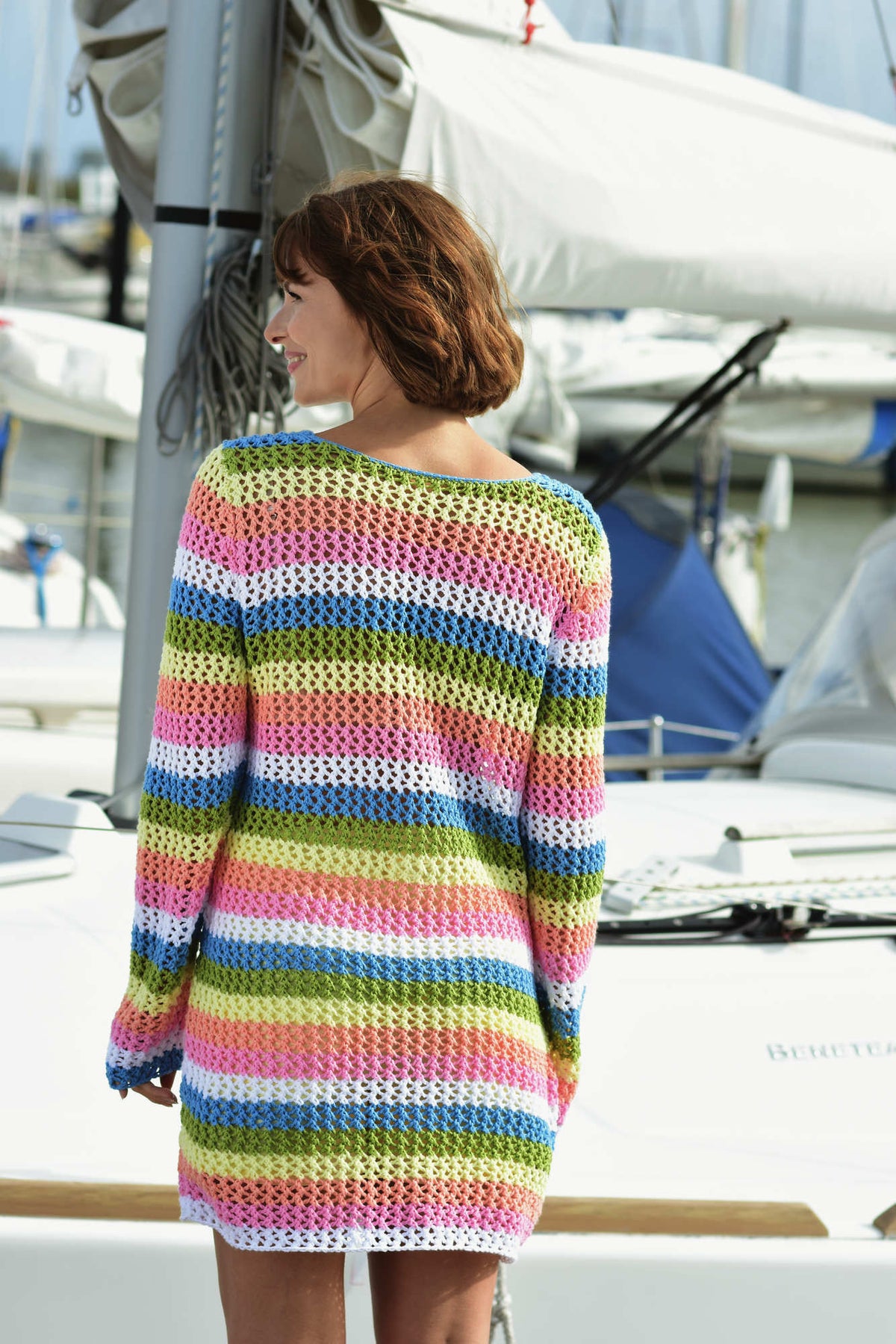Pullover Wabi, Strickmodell in einer weiteren Ansicht
