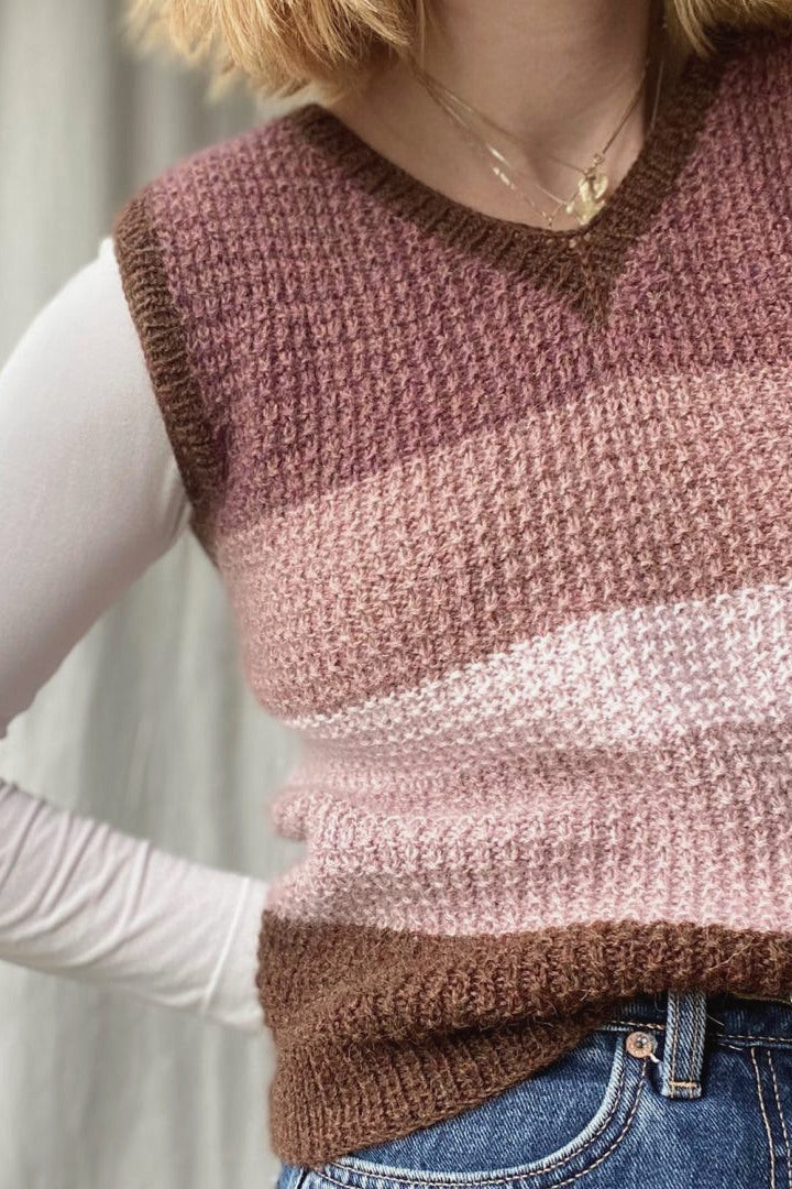 Pullunder Waffle Vest, Detail
