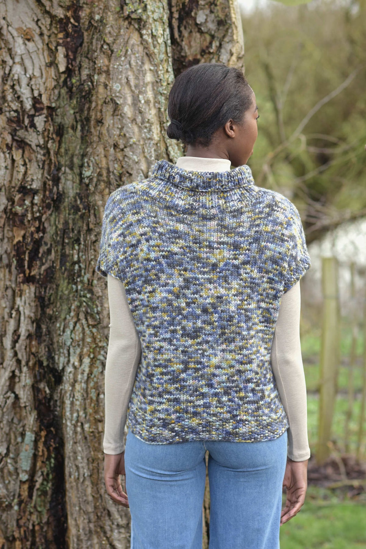 Pullover Yuki, Strickmodell in einer weiteren Ansicht