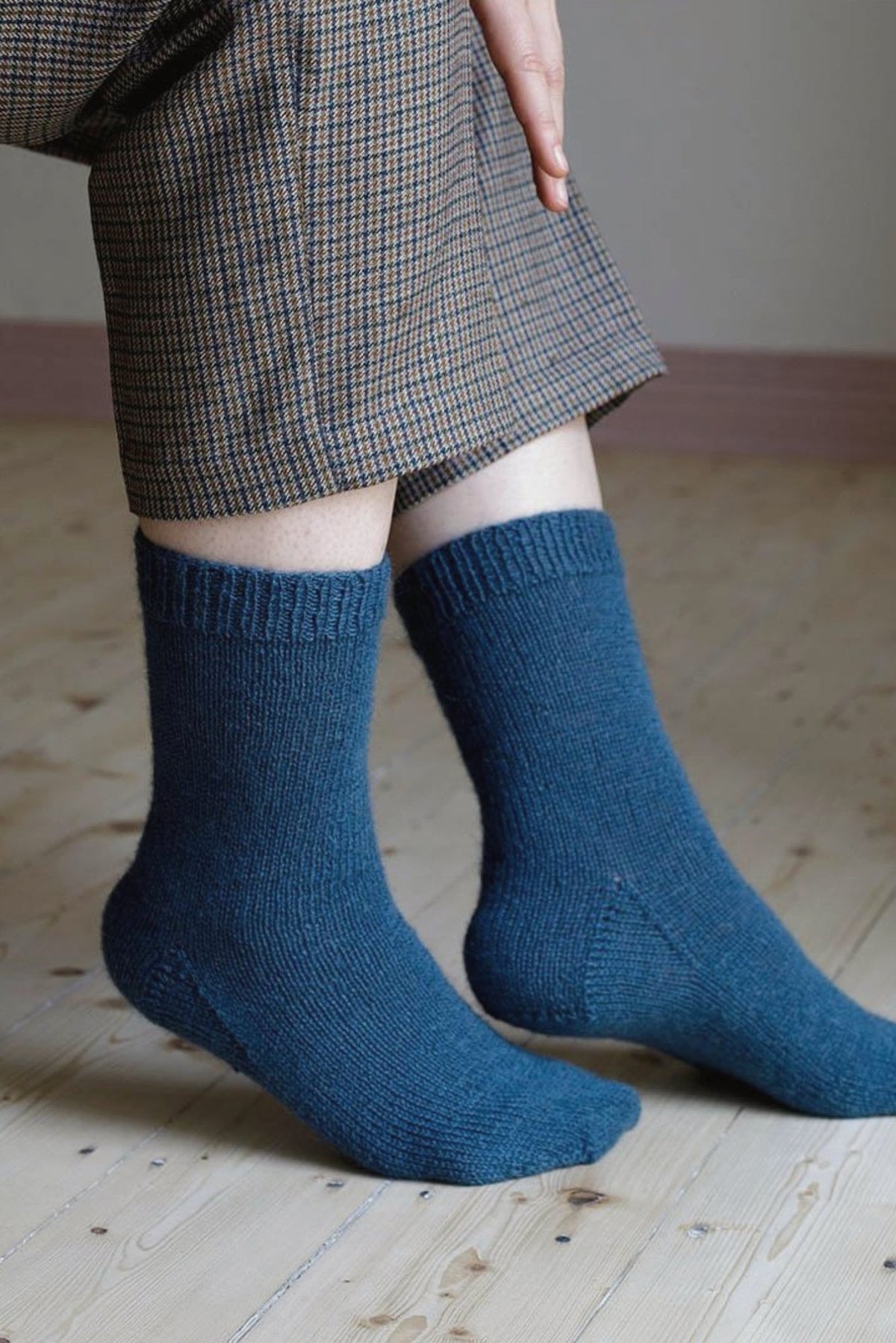 Socken Bodmin Moor, Strickmodell in einer weiteren Ansicht