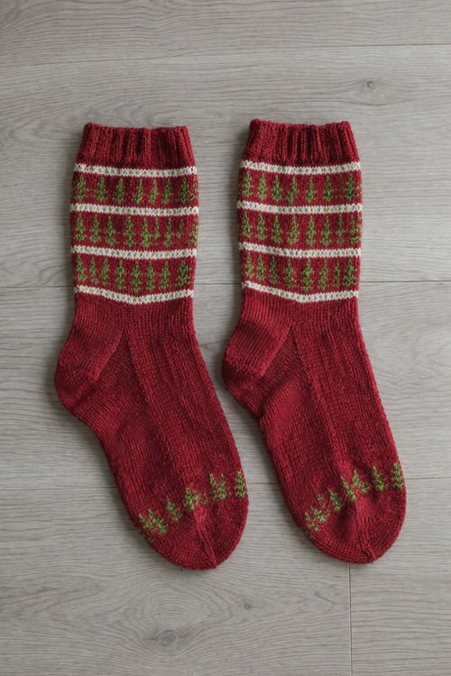 Socken Tannenparade
